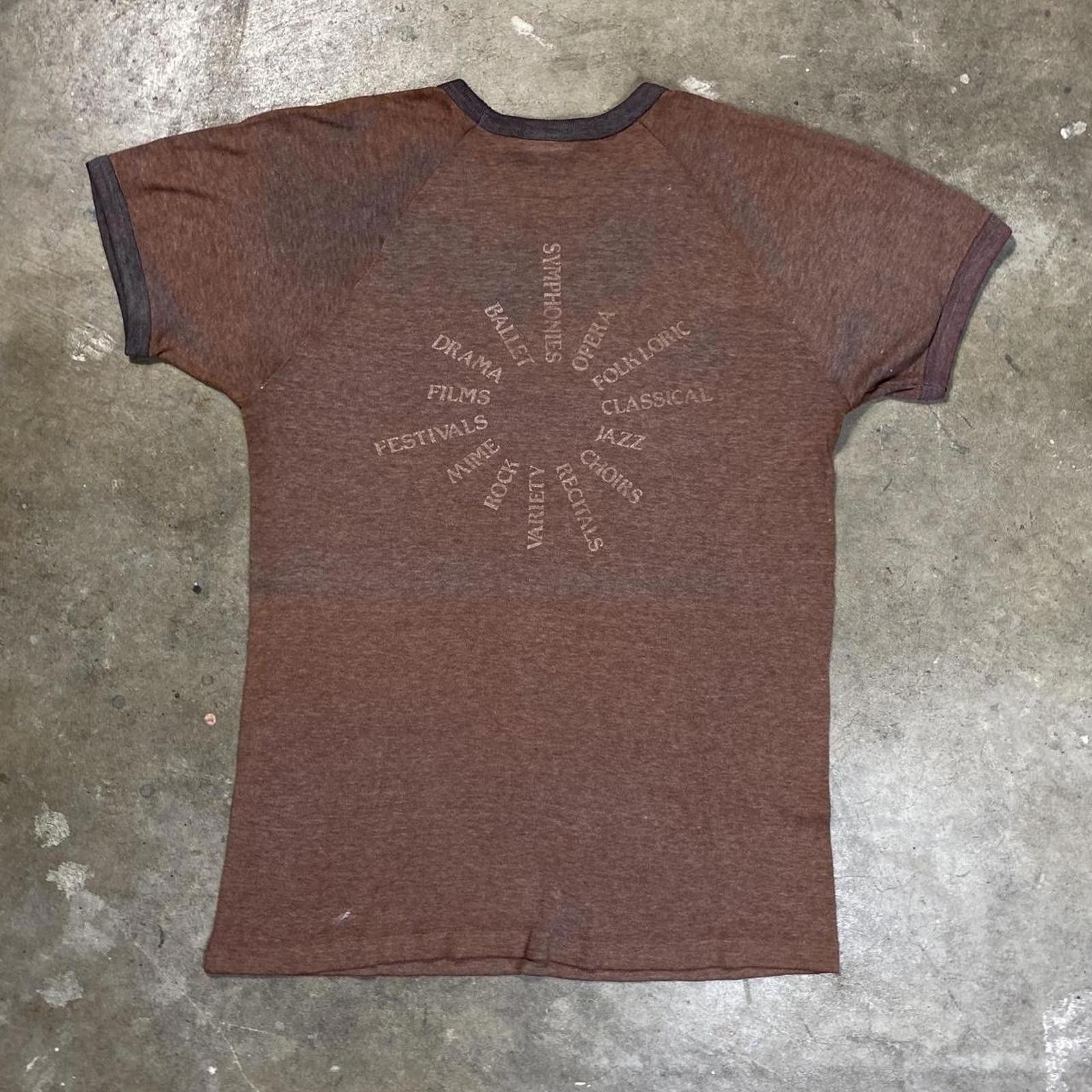 Other Vintage “10 Stupendous years” Arts graphic Ringer T shirt Size US M / EU 48-50 / 2 - 6 Thumbnail