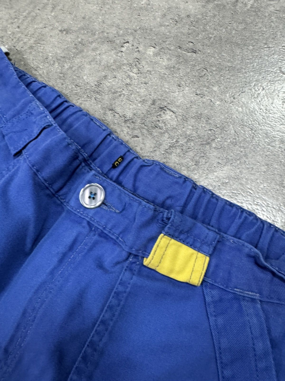 Le Laboureur × Vintage TRASHED Cropped 70s Swiss Workwear Pants Vintage Workwear Size US 36 / EU 52 - 4 Thumbnail