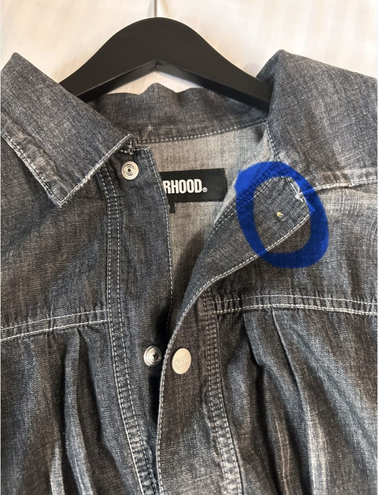 Neighborhood Washed Lightweight Denim Jacket Size US XL / EU 56 / 4 - 3 Thumbnail