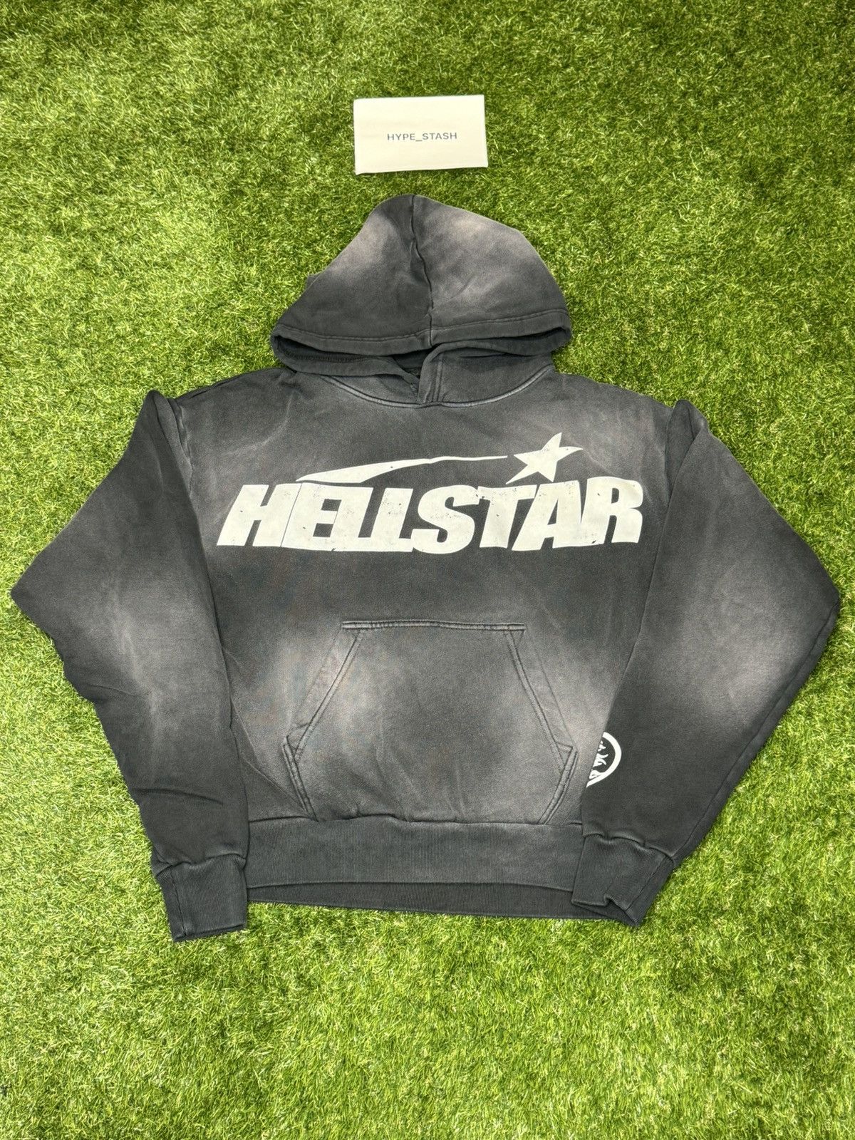 image of Hellstar Uniform Hoodie in Black, Men's (Size Small)