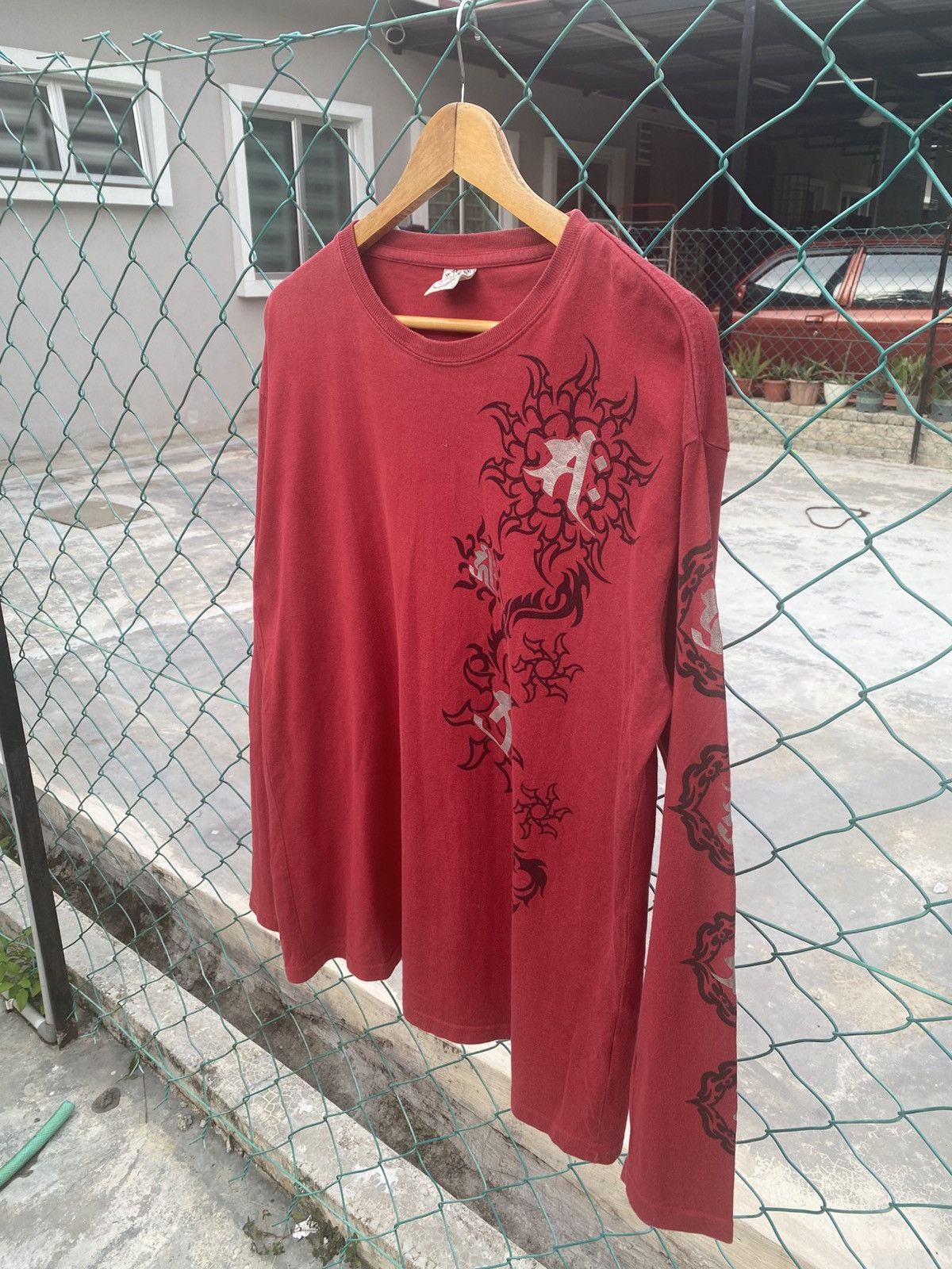 Japanese Brand Vintage cure all long sleeve sukajan tshirt Size US L / EU 52-54 / 3 - 3 Thumbnail