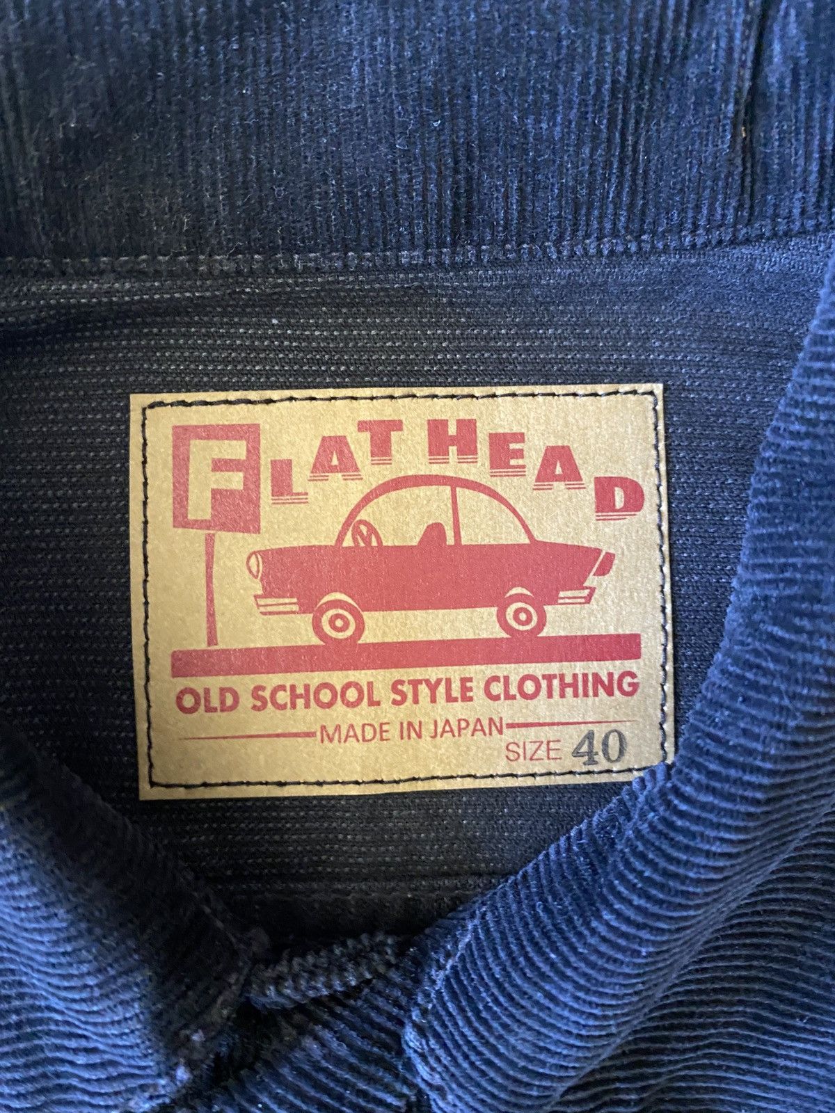 The Flat Head Flat Head Corduroy Jacket Black sz.40 Size US M / EU 48-50 / 2 - 4 Thumbnail