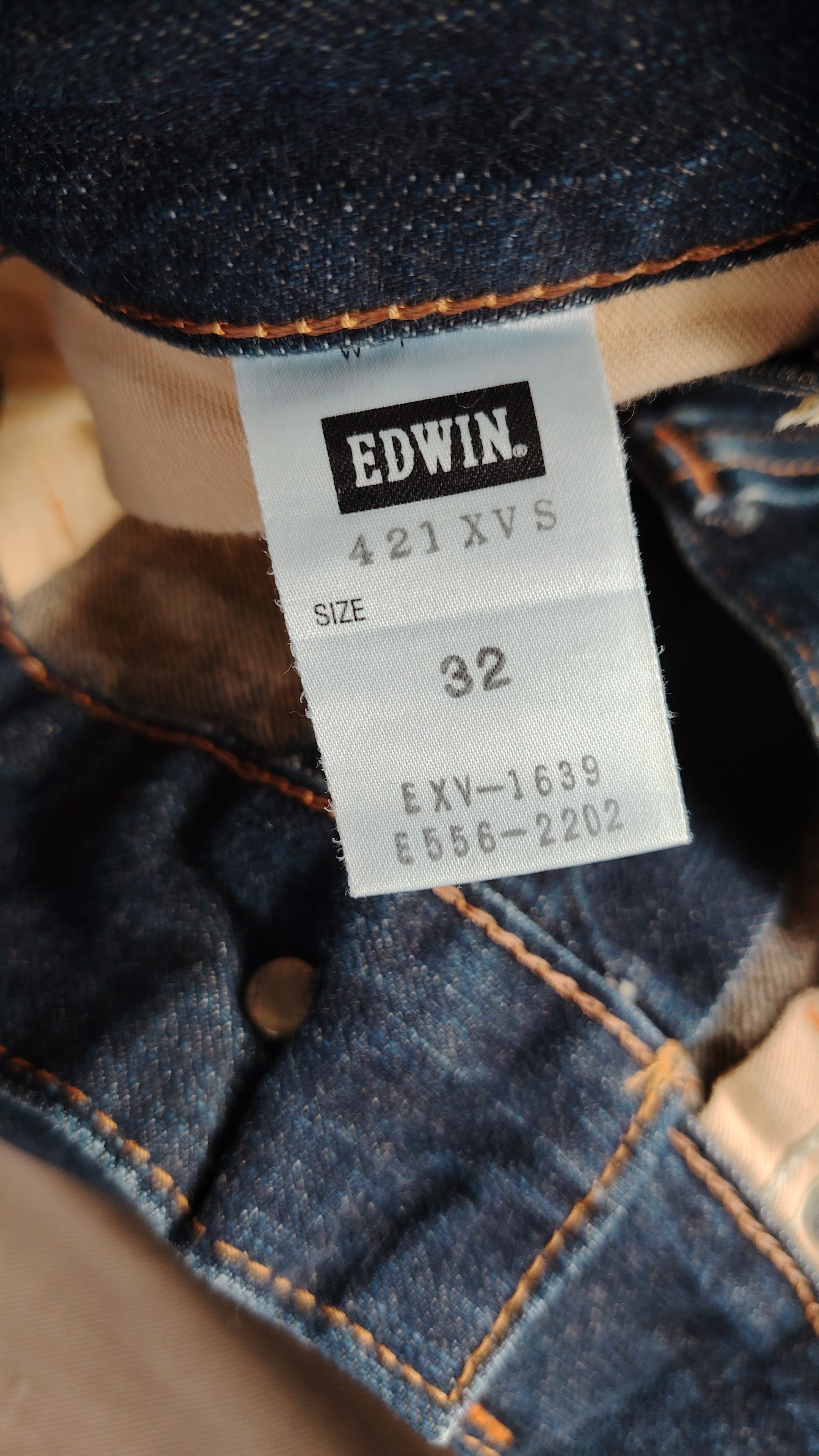 Edwin 💥DELETE💥VINTAGE EDWIN 421 XV DISTRESSED DENIM Size US 33 - 16 Thumbnail