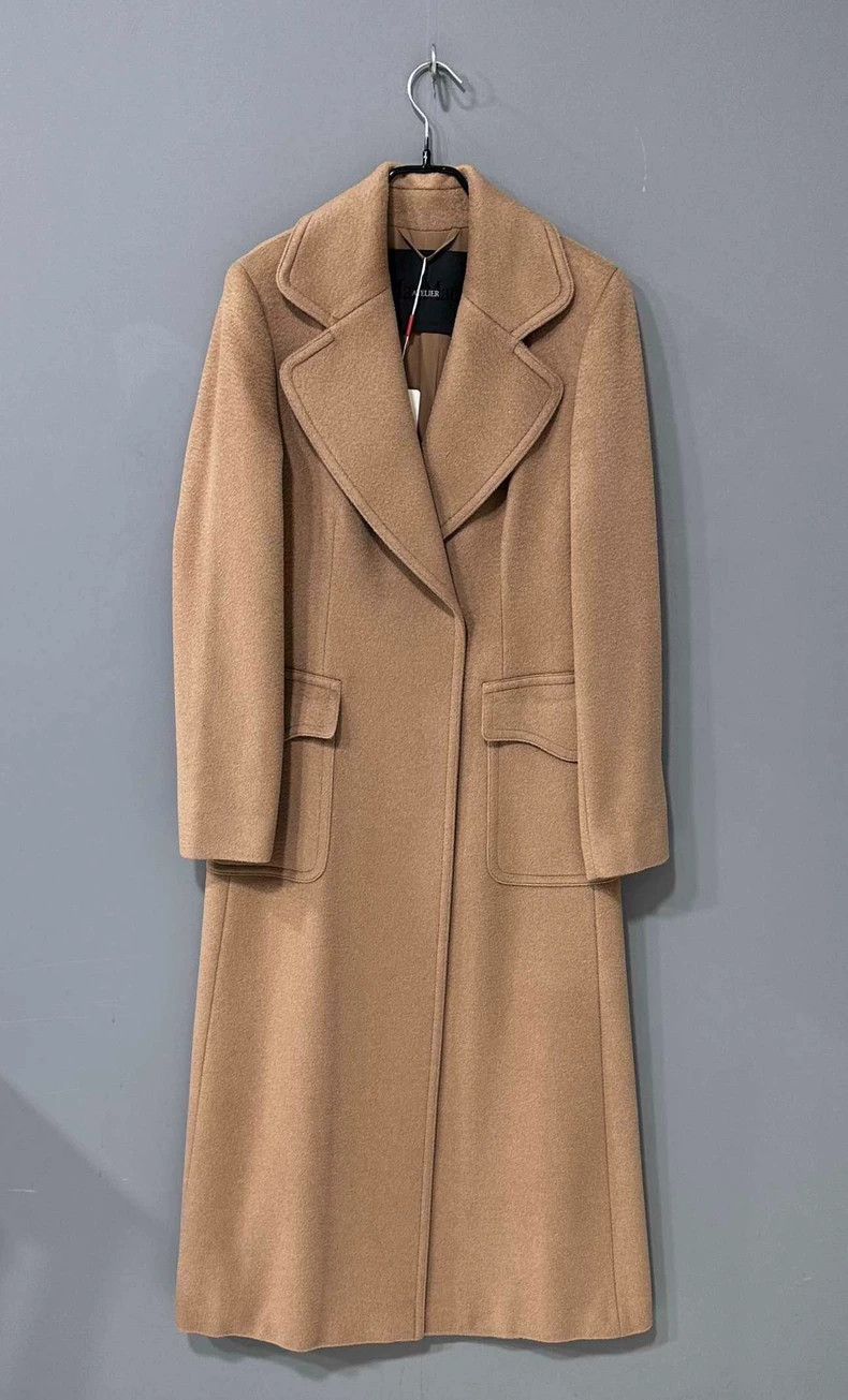 Max Mara Max Mara Black Elevation Camel Long Coat Size L / US 10 / IT 46 - 1 Thumbnail