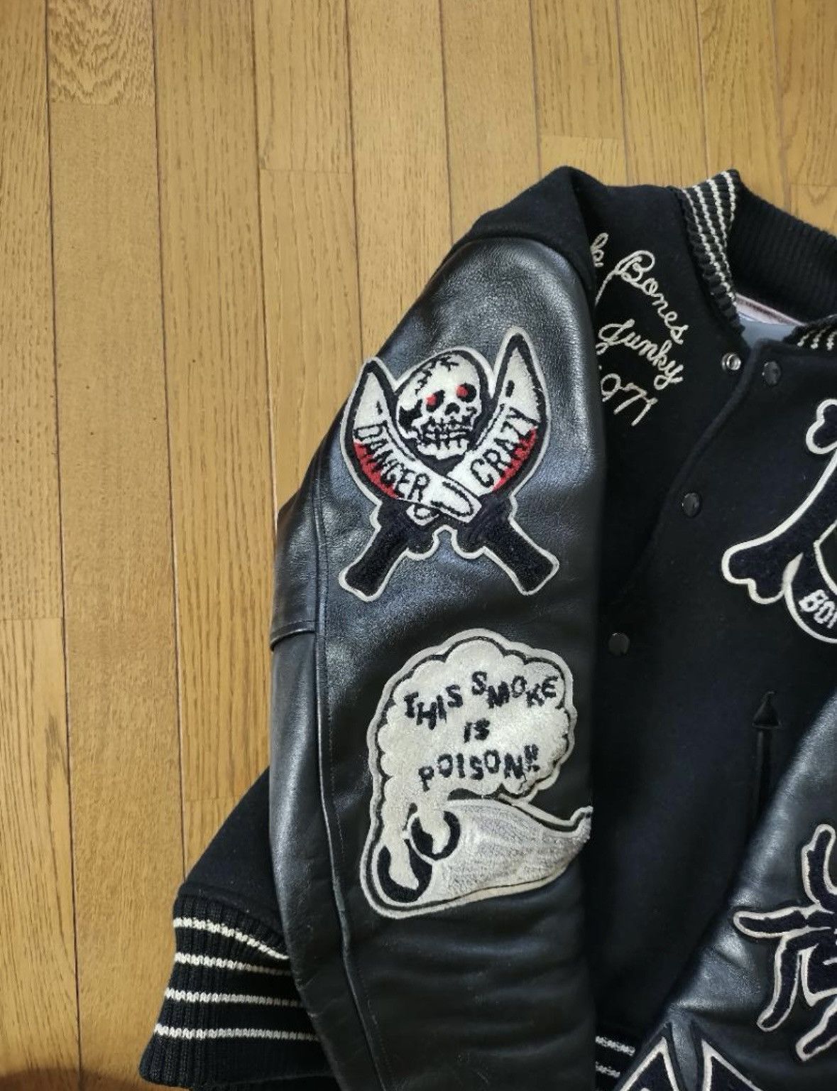 Other Whitesville Black Bones varsity jacket chrome h Size US S / EU 44-46 / 1 - 5 Thumbnail