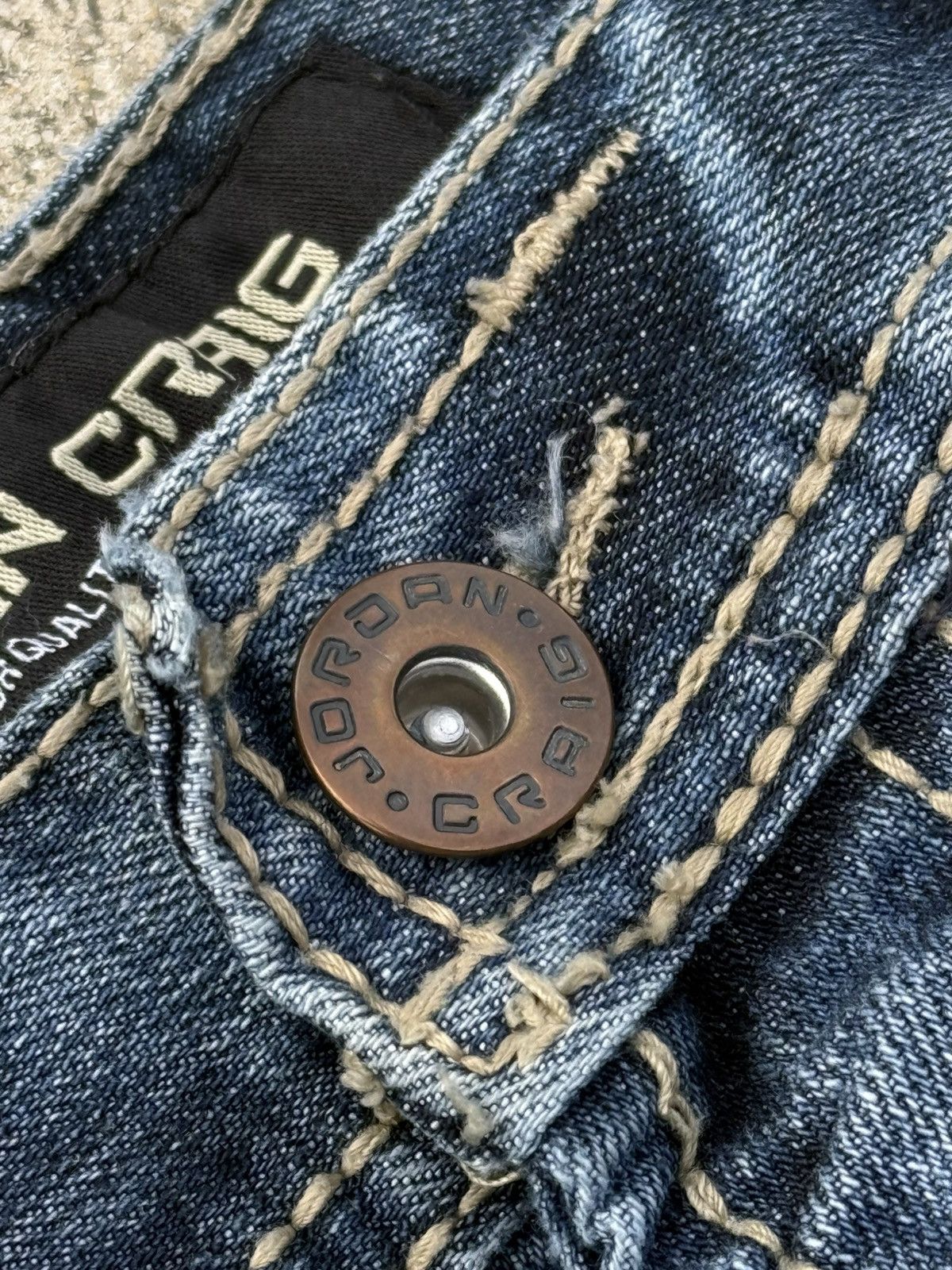JNCO × Jordan Craig × Sean John Vintage 00’s Jordan Craig Baggy Jeans Size US 38 / EU 54 - 8 Thumbnail