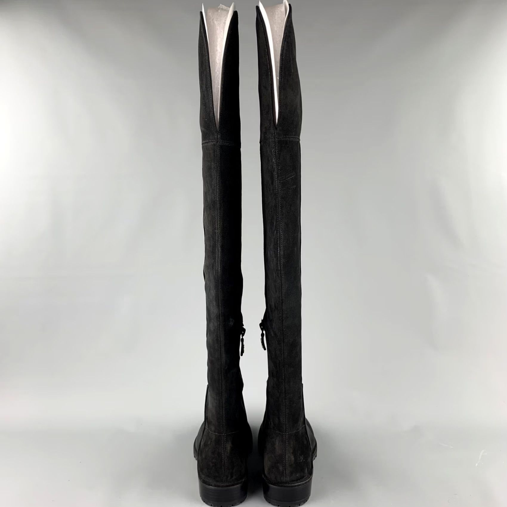 Stuart Weitzman STUART WEITZMAN Black Suede Knee High Boots Size 10 Women Size US 10 / IT 40 - 4 Thumbnail