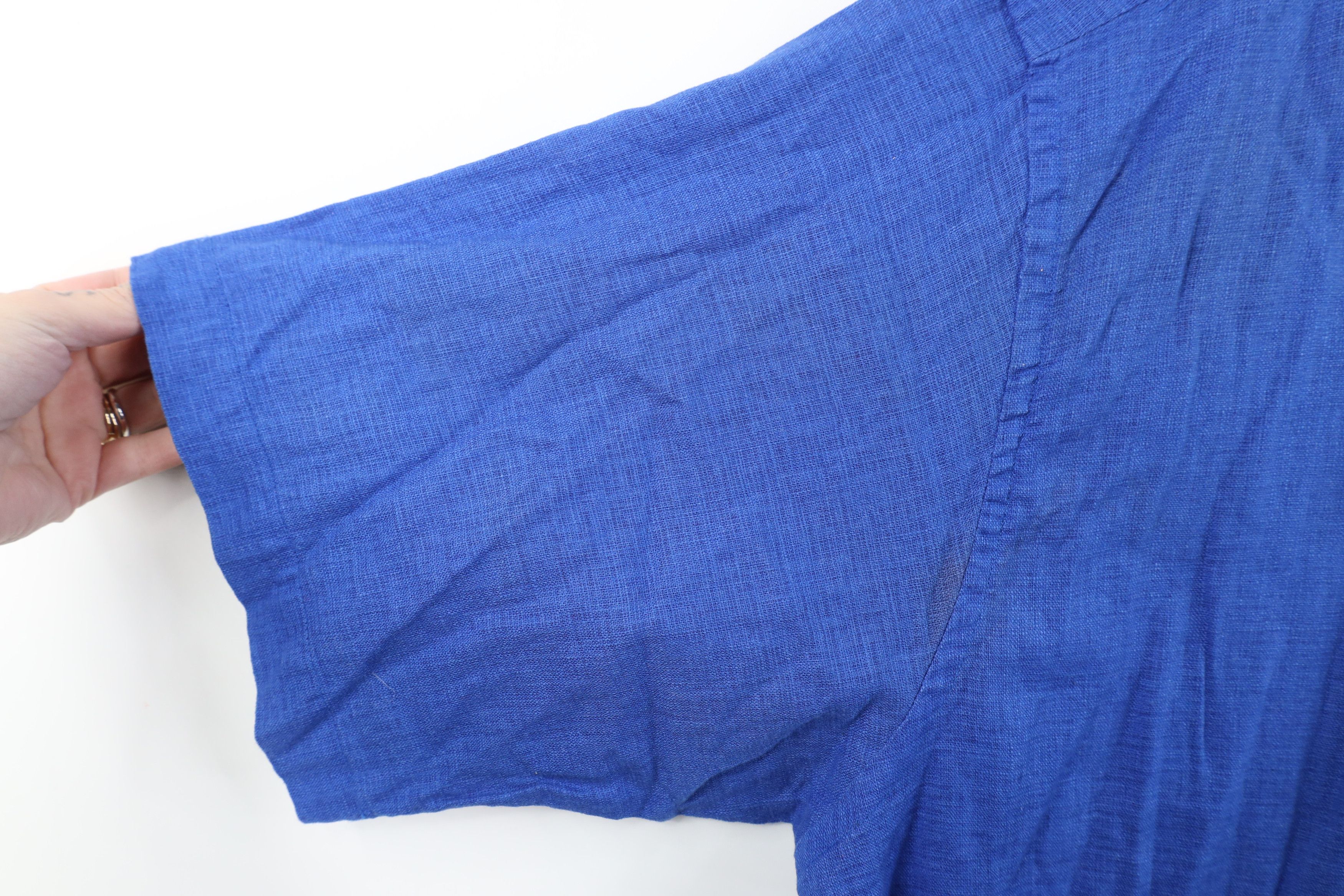 Karl Kani Vintage 90s Y2K Karl Kani Linen Short Sleeve Button Shirt Size US XXL / EU 58 / 5 - 6 Thumbnail