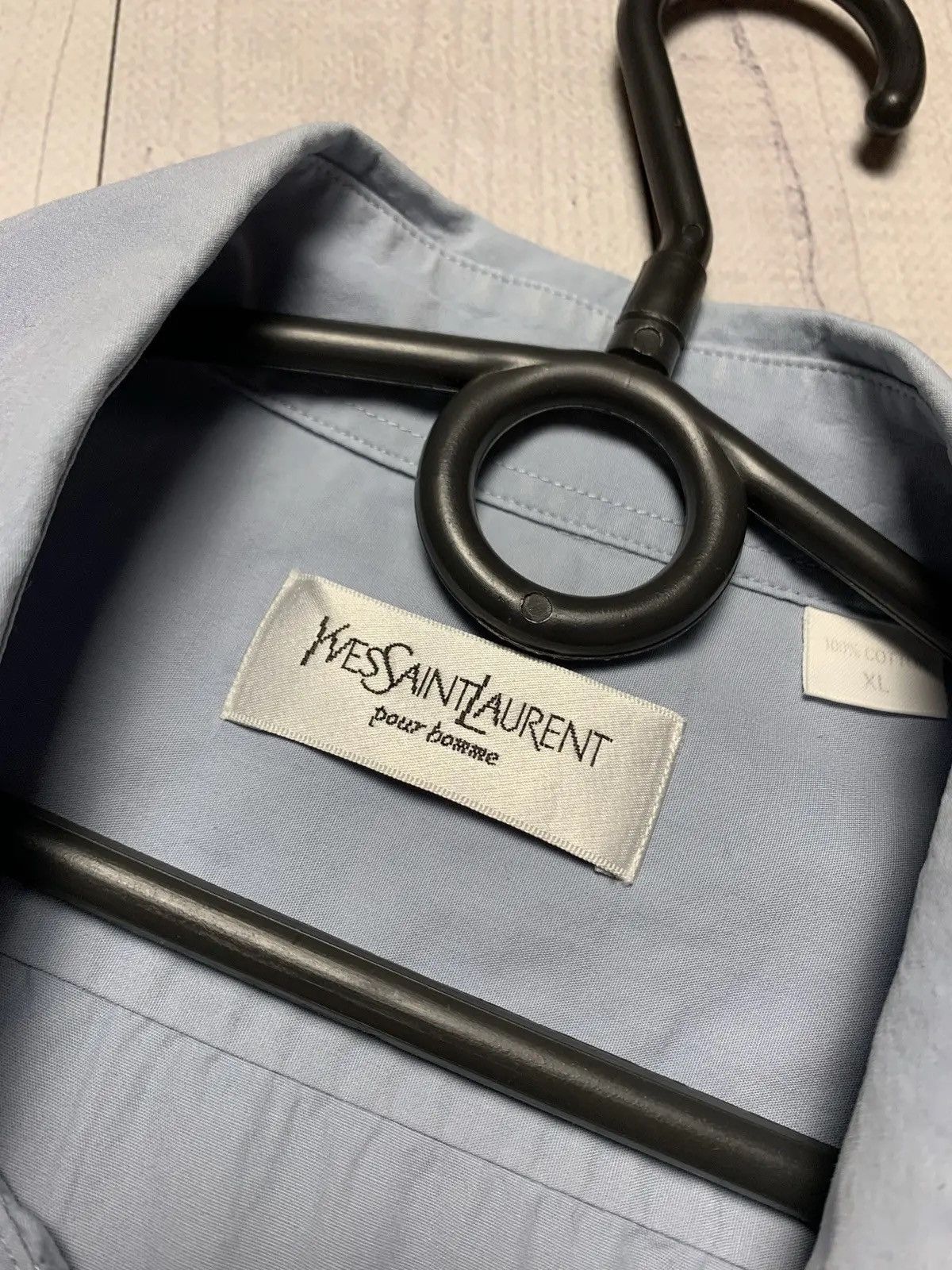 Yves Saint Laurent Vintage Yves Saint Laurent shirt YSL logo Size US XL / EU 56 / 4 - 3 Thumbnail