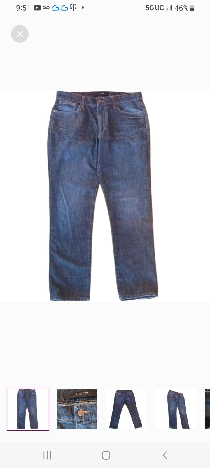 Joe's JOE'S JEANS Rebel Denim Jeans Size US 33 - 1 Thumbnail