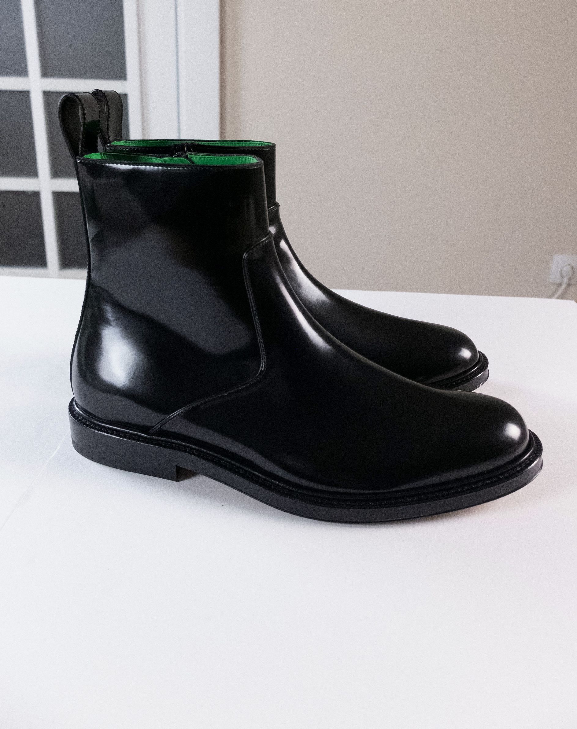 Bottega Veneta BOTTEGA VENETA Okinawa Brush black leather boots 10.5 43.5 Size US 10.5 / EU 43-44 - 3 Thumbnail