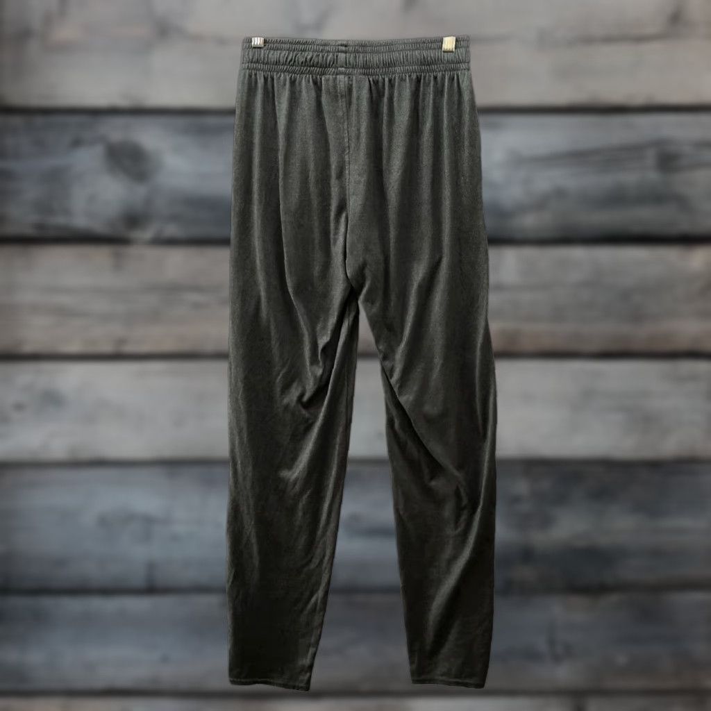 Under Armour Under Armour HeatGear Loose Track Pants Mens S Gray Ankle Zip Athletic Activewear Pants Size US 29 - 1 Thumbnail