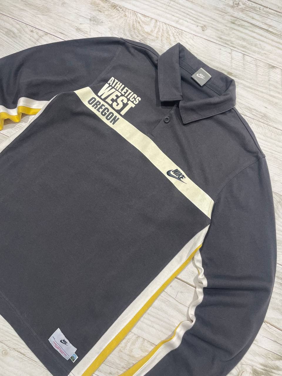 Nike Vintage Nike Rugby Polo Shirt Long Sleeve Oregon Size US M / EU 48-50 / 2 - 4 Thumbnail