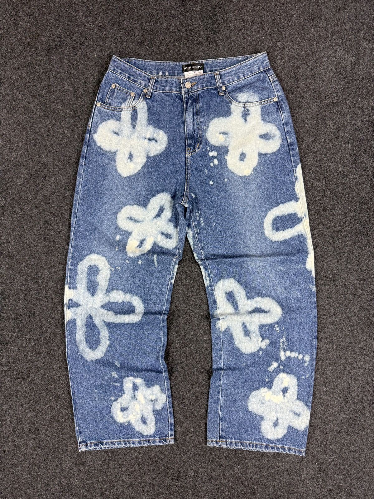 Other Surgery bleached clover denim jeans Size US 33 - 1 Thumbnail