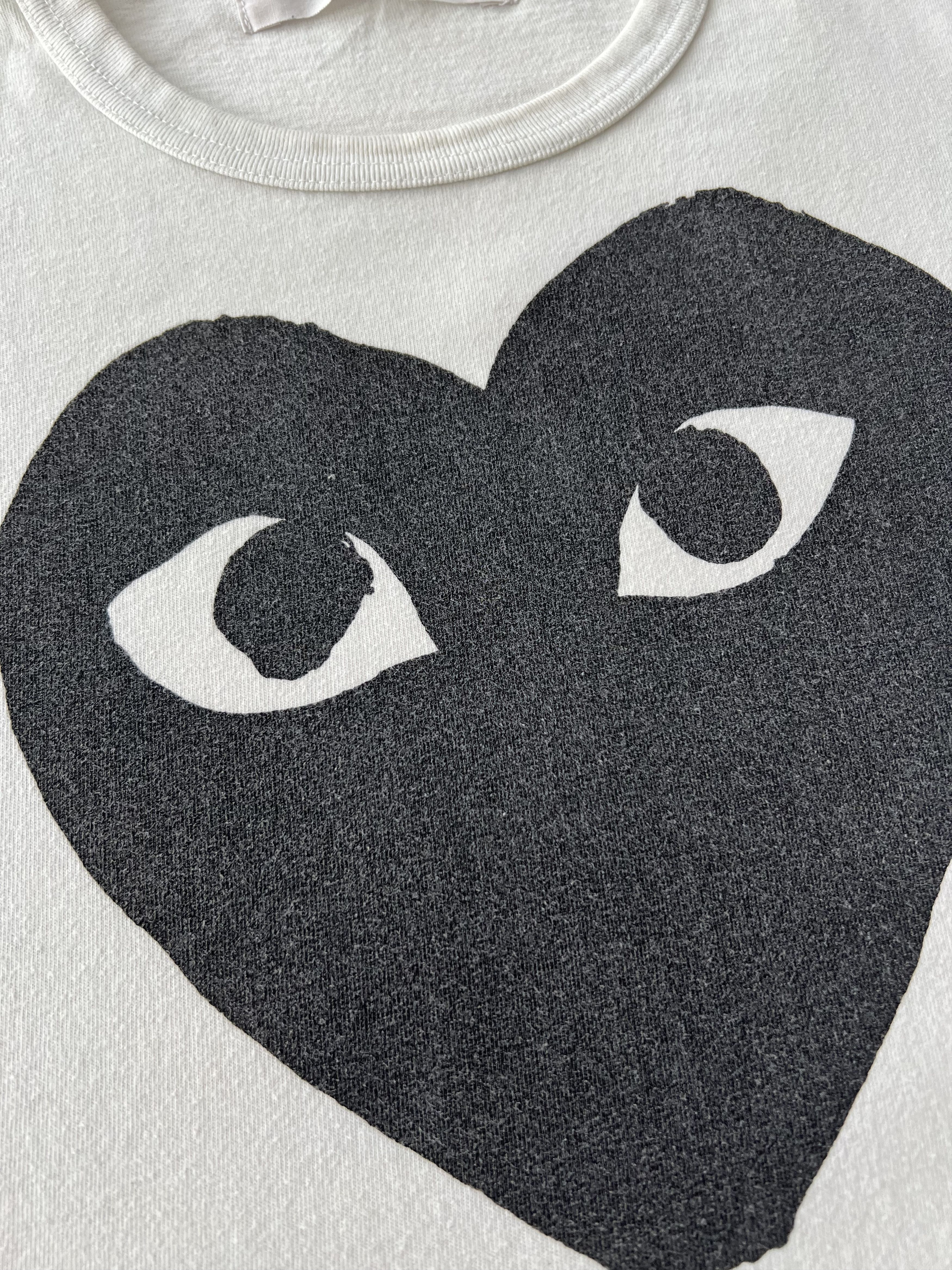 Comme des Garcons PLAY Comme des Garcons Play CDG White T-shirt Size US L / EU 52-54 / 3 - 4 Thumbnail