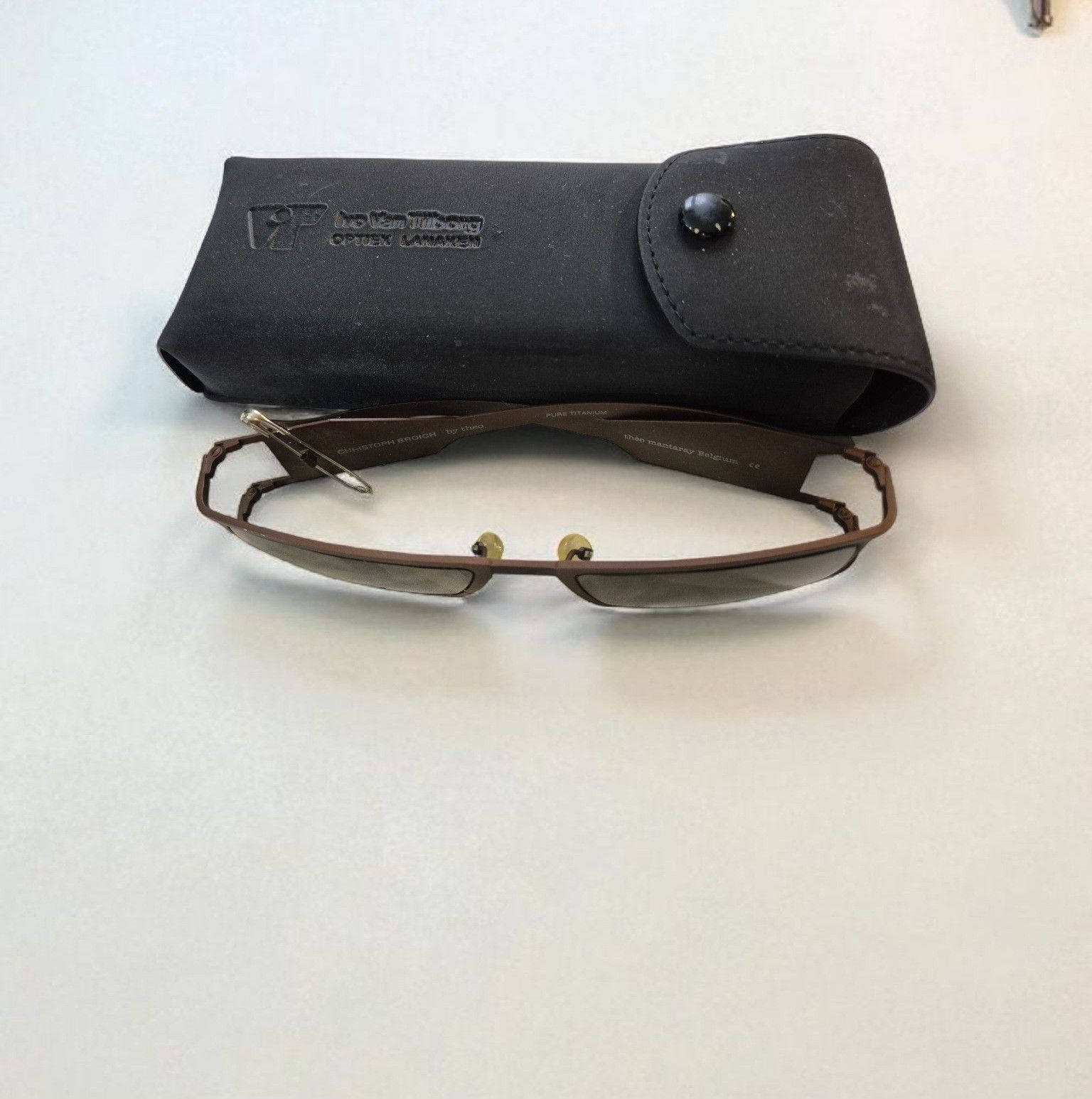 Other Christoph Broich by Theo Sunglasses Brown Titanium Size ONE SIZE - 10 Thumbnail