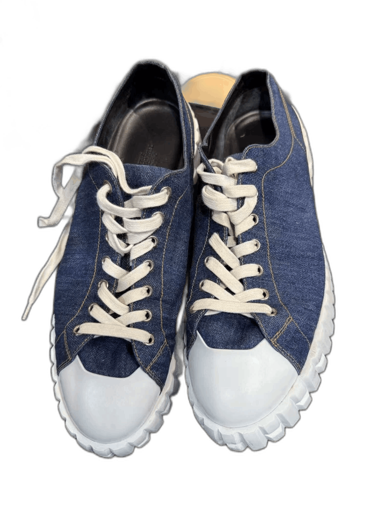 Hermes Hermes Denim Sneakers Size 43 Size US 10 / EU 43 - 1 Thumbnail