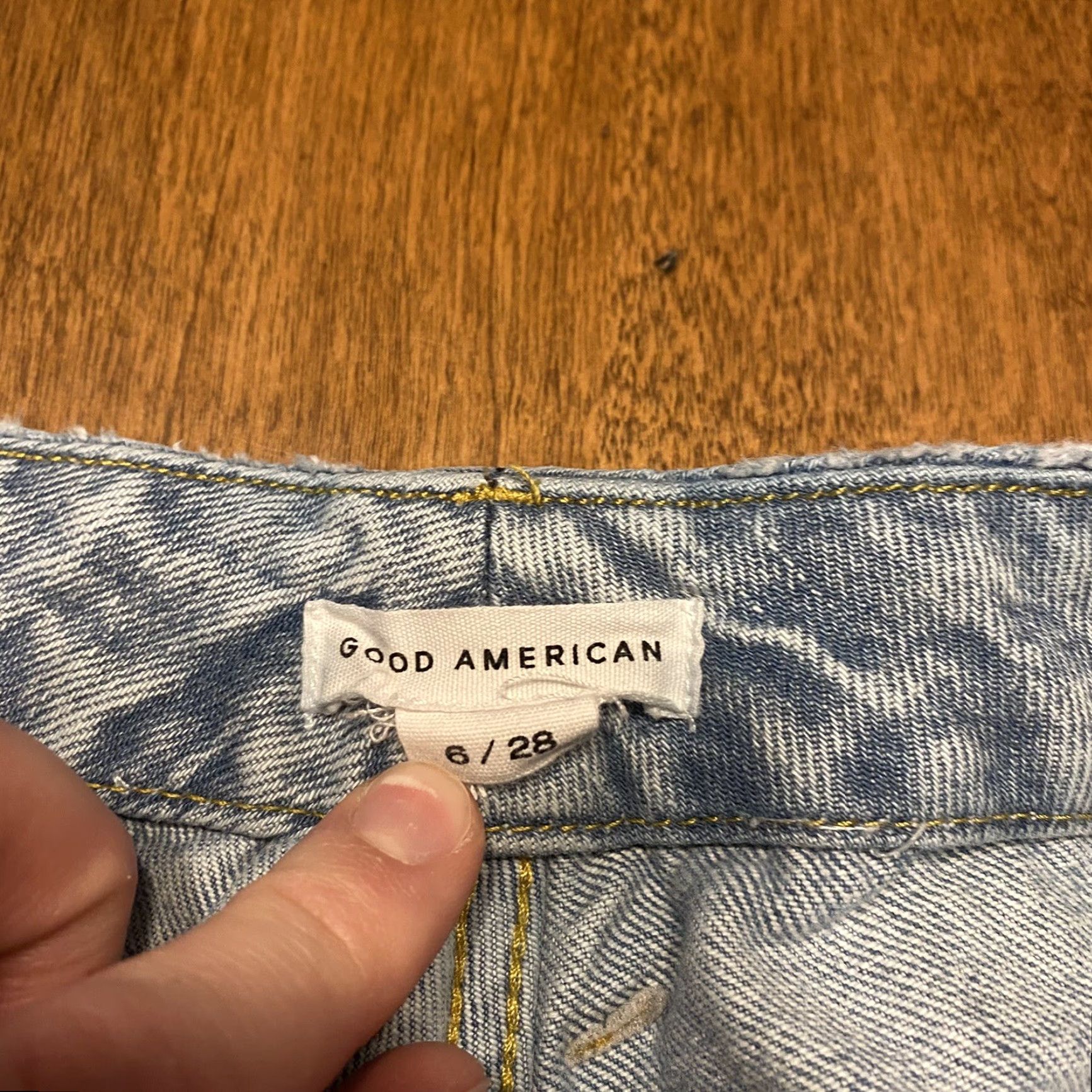 Good American Good American Jeans Womens 6/28 32x34 Baggy Fit Light Blue Wash Denim Pants Size 28" / US 6 / IT 42 - 3 Thumbnail