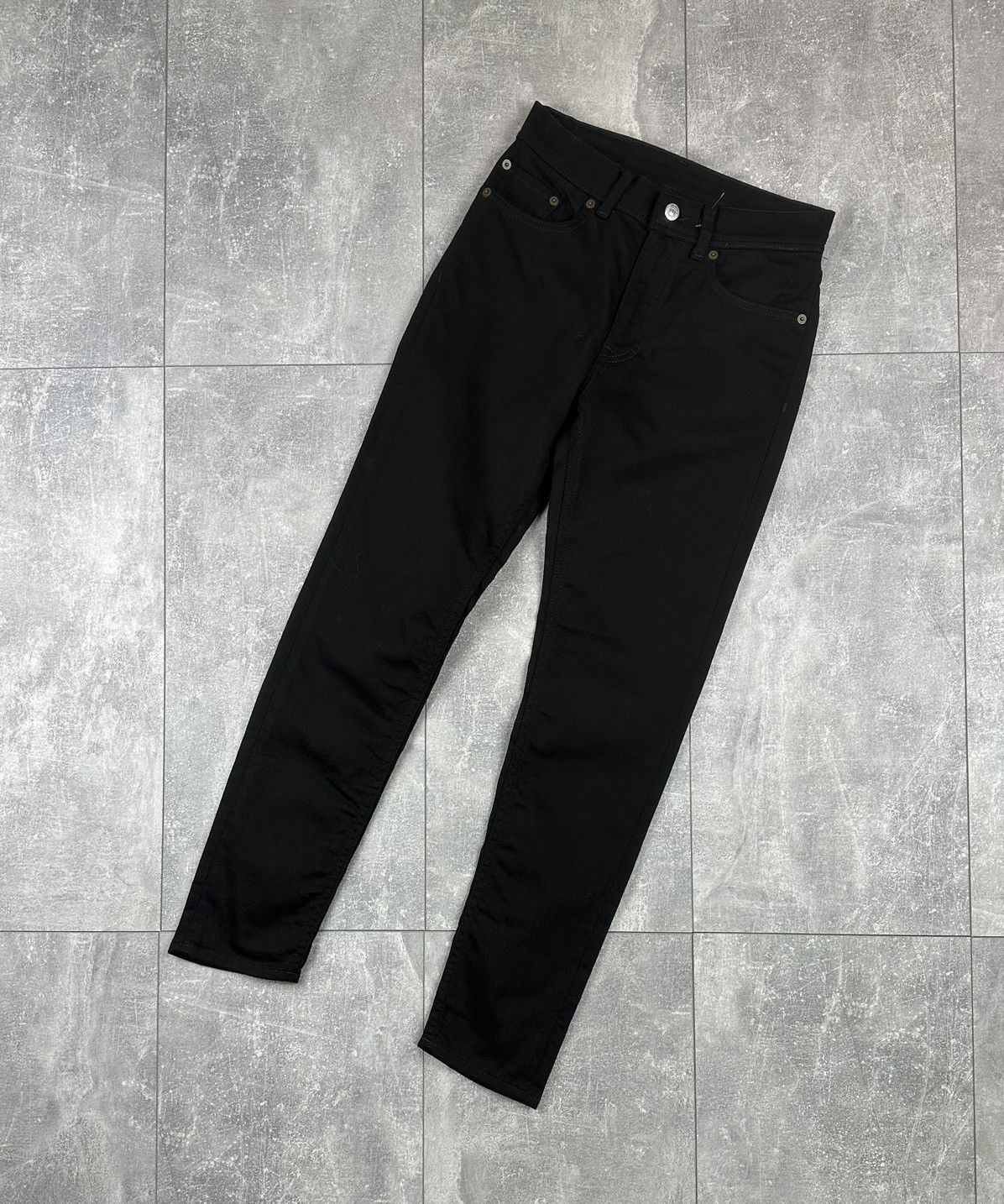 Acne Studios Acne Studios Melk Stay Black Womens Classic Black Jeans Size 25" / US 0 / IT 36 - 7 Thumbnail