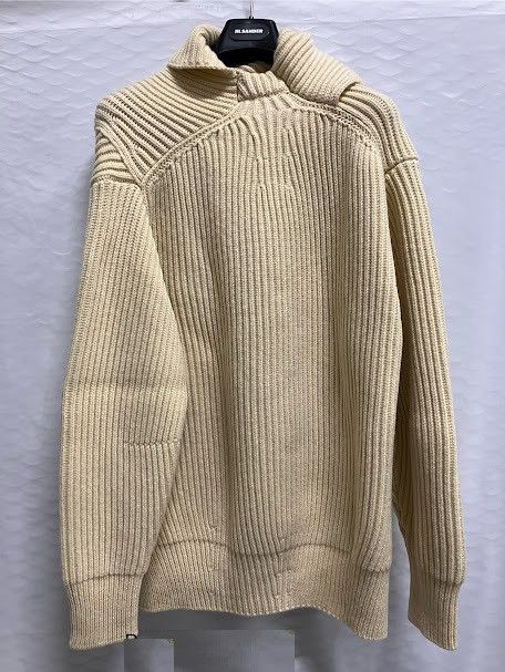 Jil Sander o1loc1c1124 Sweater in Beige Size L / US 10 / IT 46 - 1 Preview
