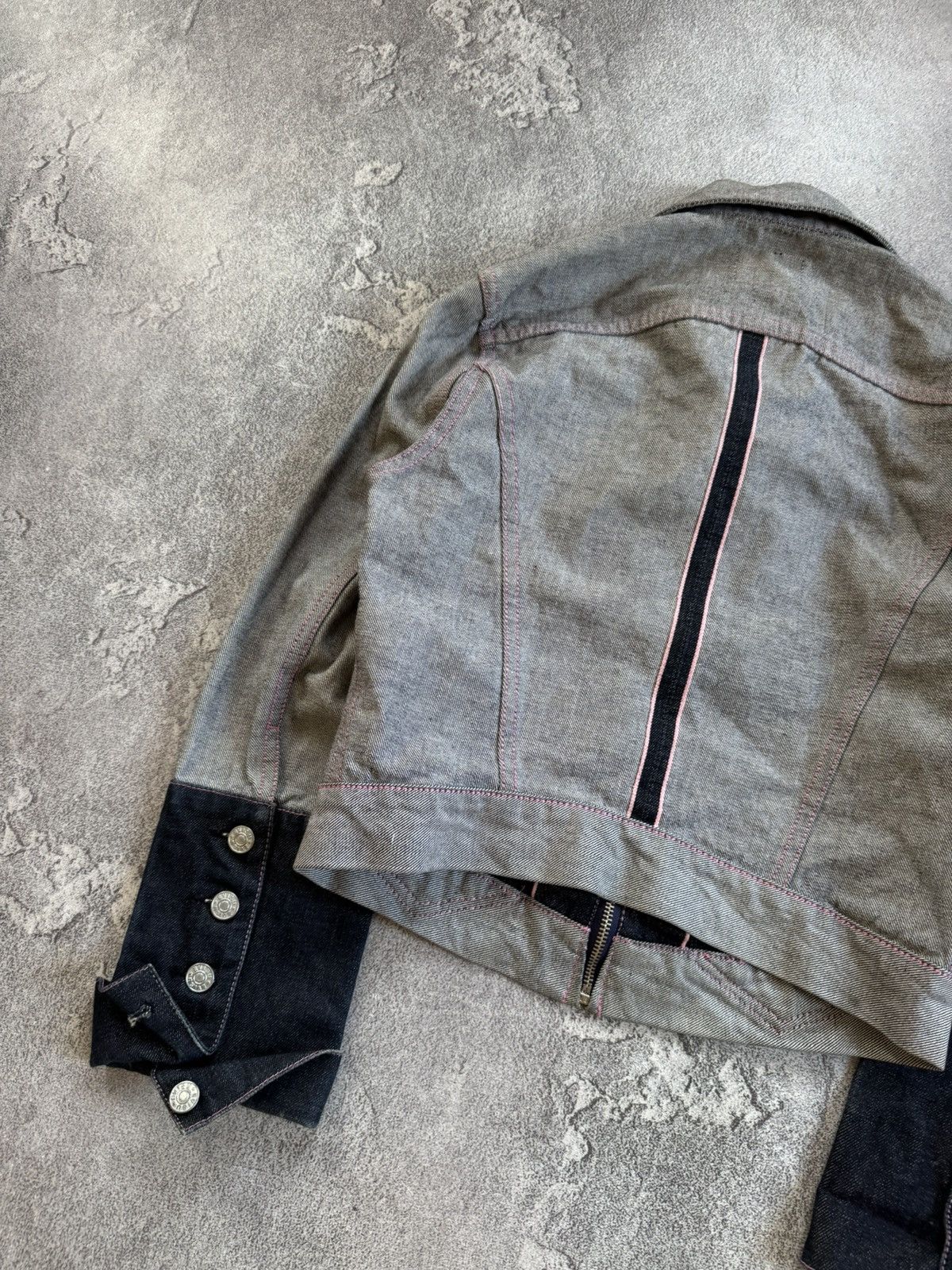 Evisu Evisu L japanese 🇯🇵 brand denim jacket button up vintage 90s Size L / US 10 / IT 46 - 19 Thumbnail
