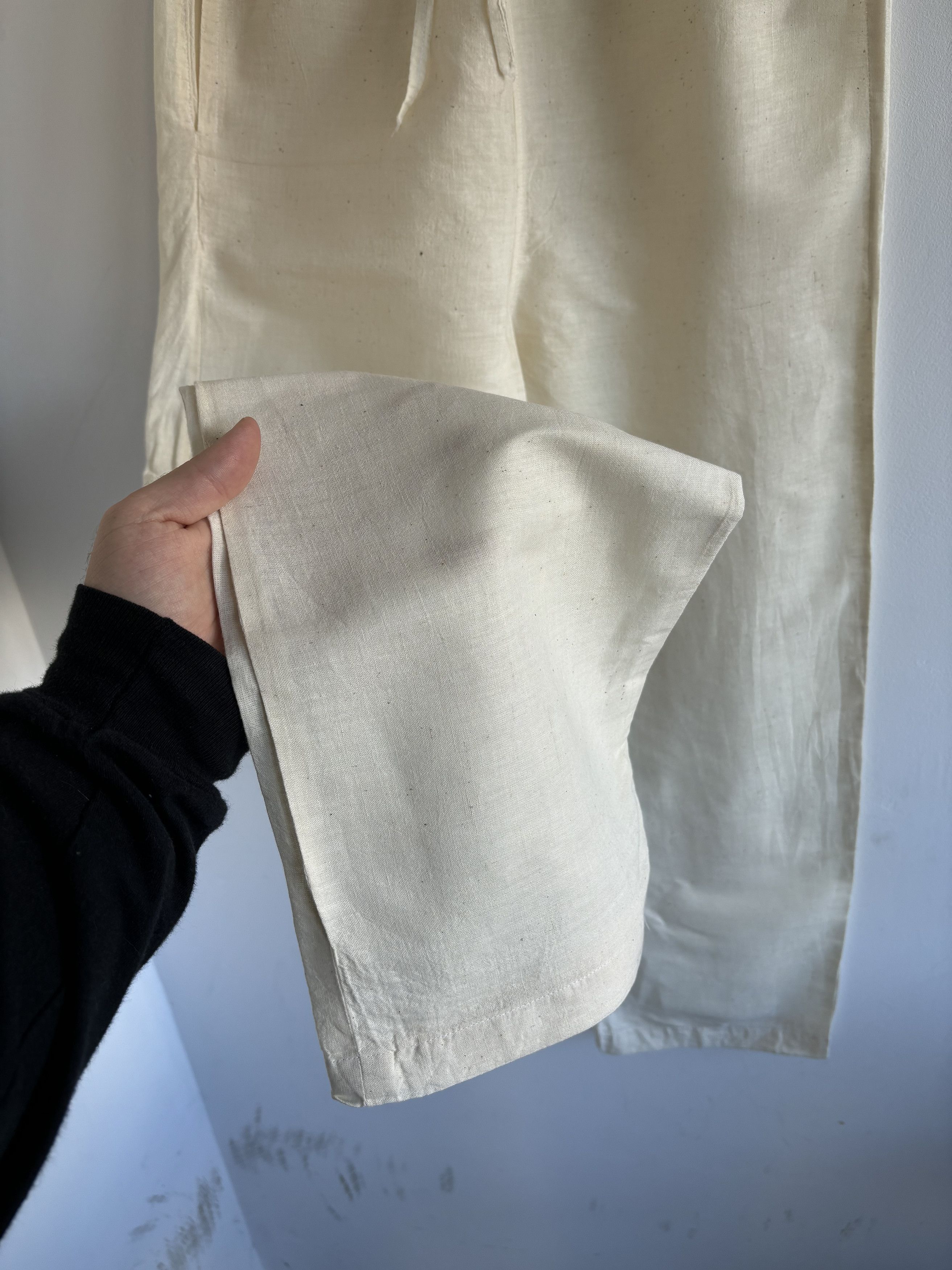 Handmade × Japanese Brand Linen Japanese Simple Pants Size US 30 / EU 46 - 4 Thumbnail