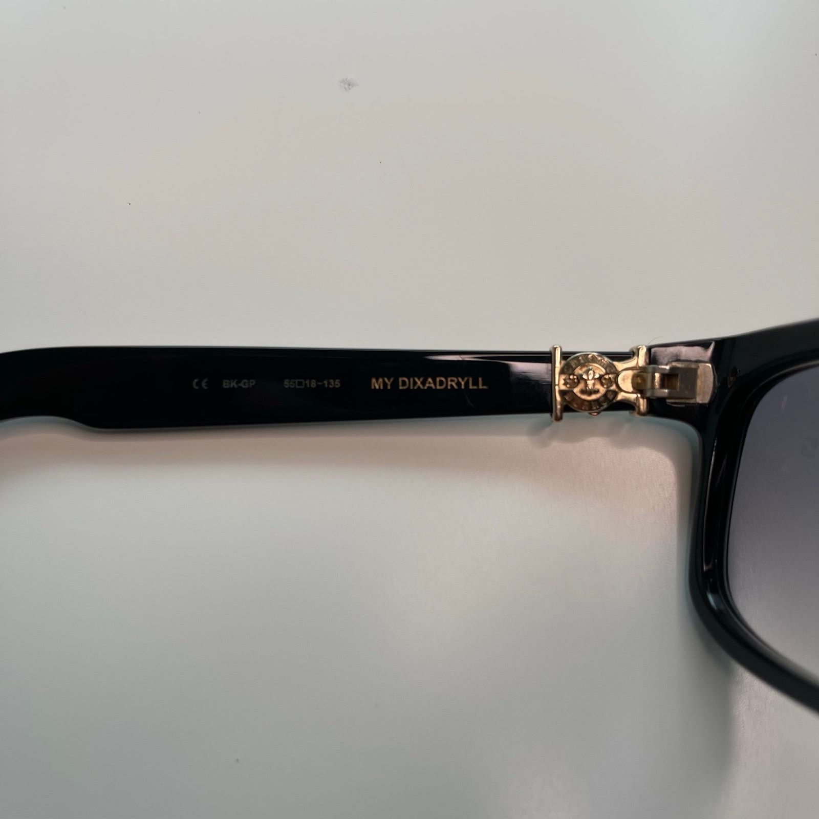Chrome Hearts Chrome Hearts - Gold Plated 501662211 Mydixadryll Sunglasses Size ONE SIZE - 17 Thumbnail