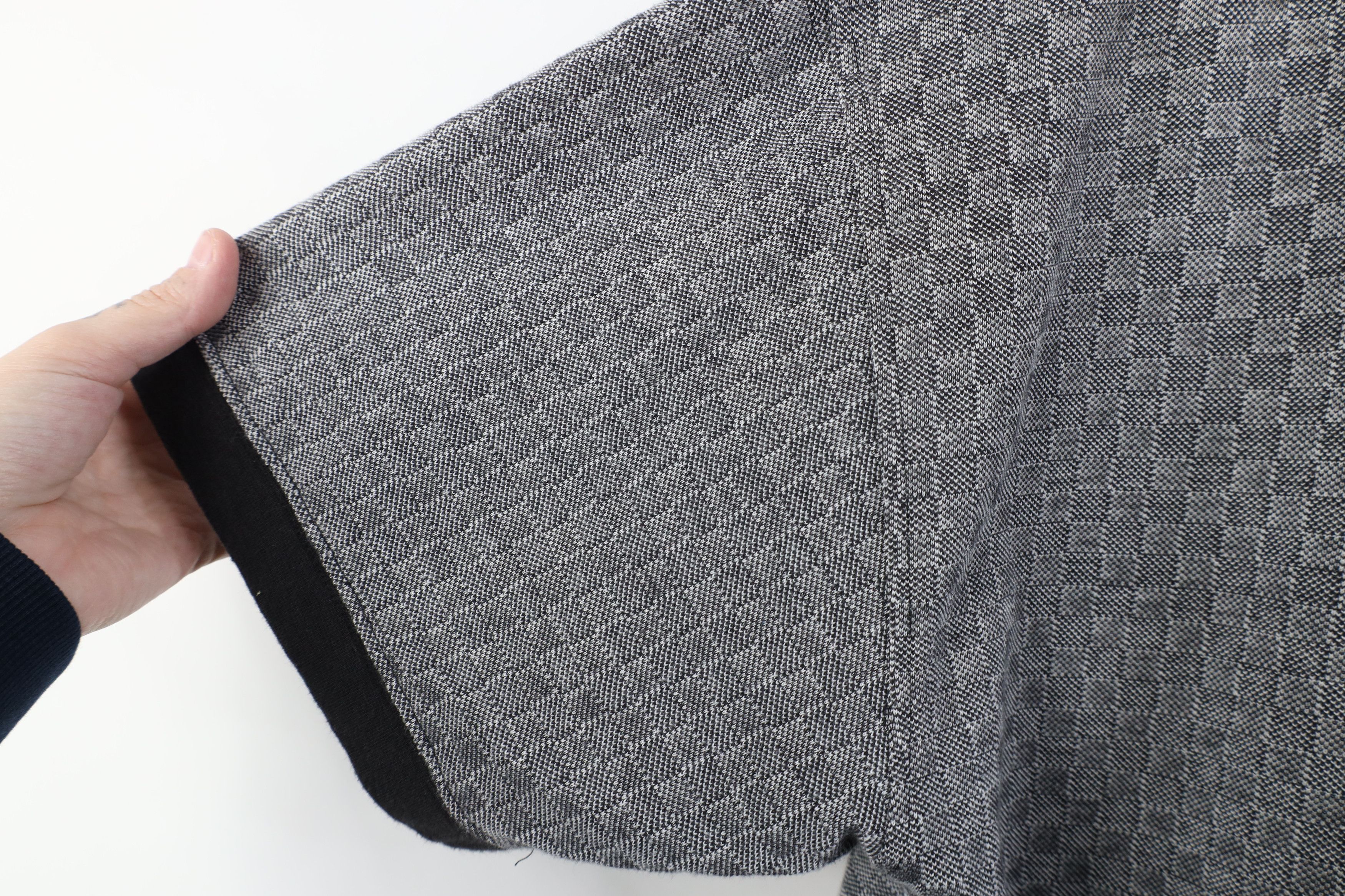 Vintage Vintage 90s Streetwear Checkered Knit Collared Pullover Polo Size US M / EU 48-50 / 2 - 5 Thumbnail