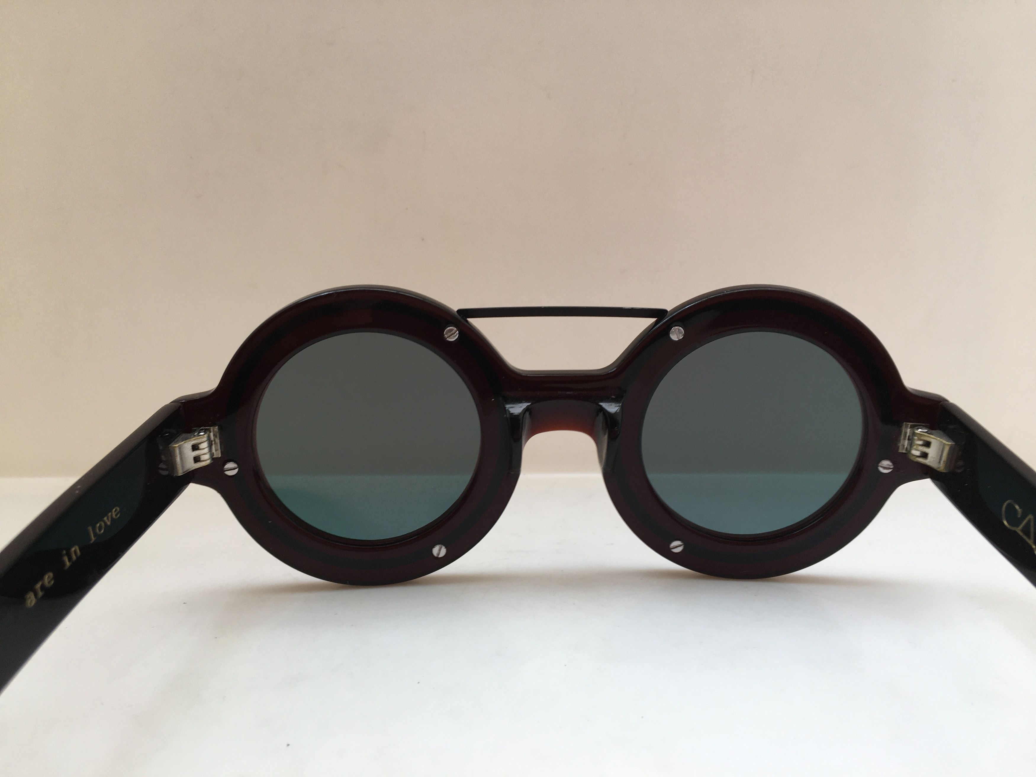 Other Handmade CAST Round Sunglasses Frame AVANT GARDE Size ONE SIZE - 4 Thumbnail