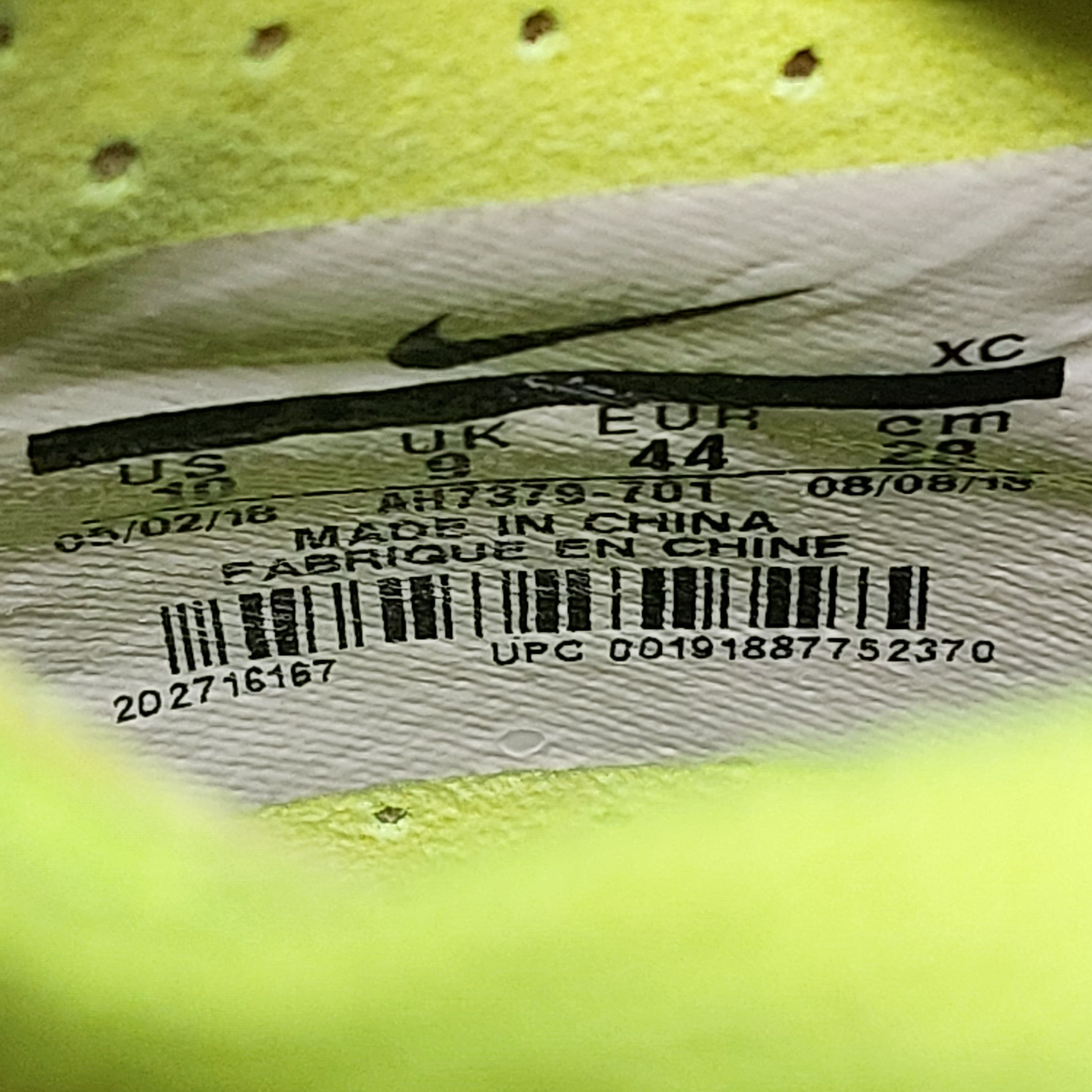 Nike Mercurial Vapor 12 Elite AG-PRO AH7379-701 US10 UK9 28CM Size US 10 / EU 43 - 13 Thumbnail