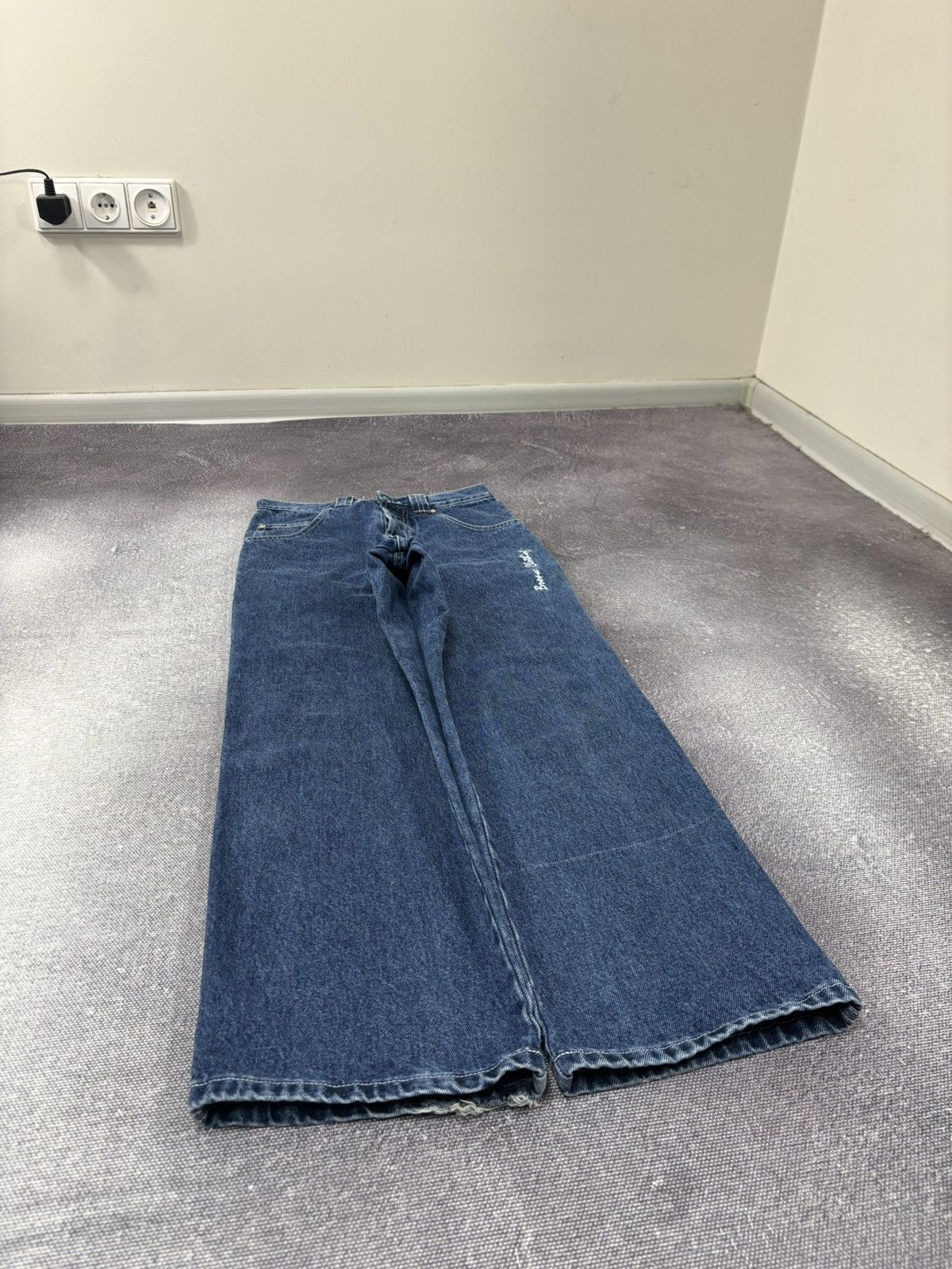 Other Vintage Bronx Clothing Y2K Skate Hype Blue Denim Baggy Jeans Size US 28 / EU 44 - 9 Thumbnail