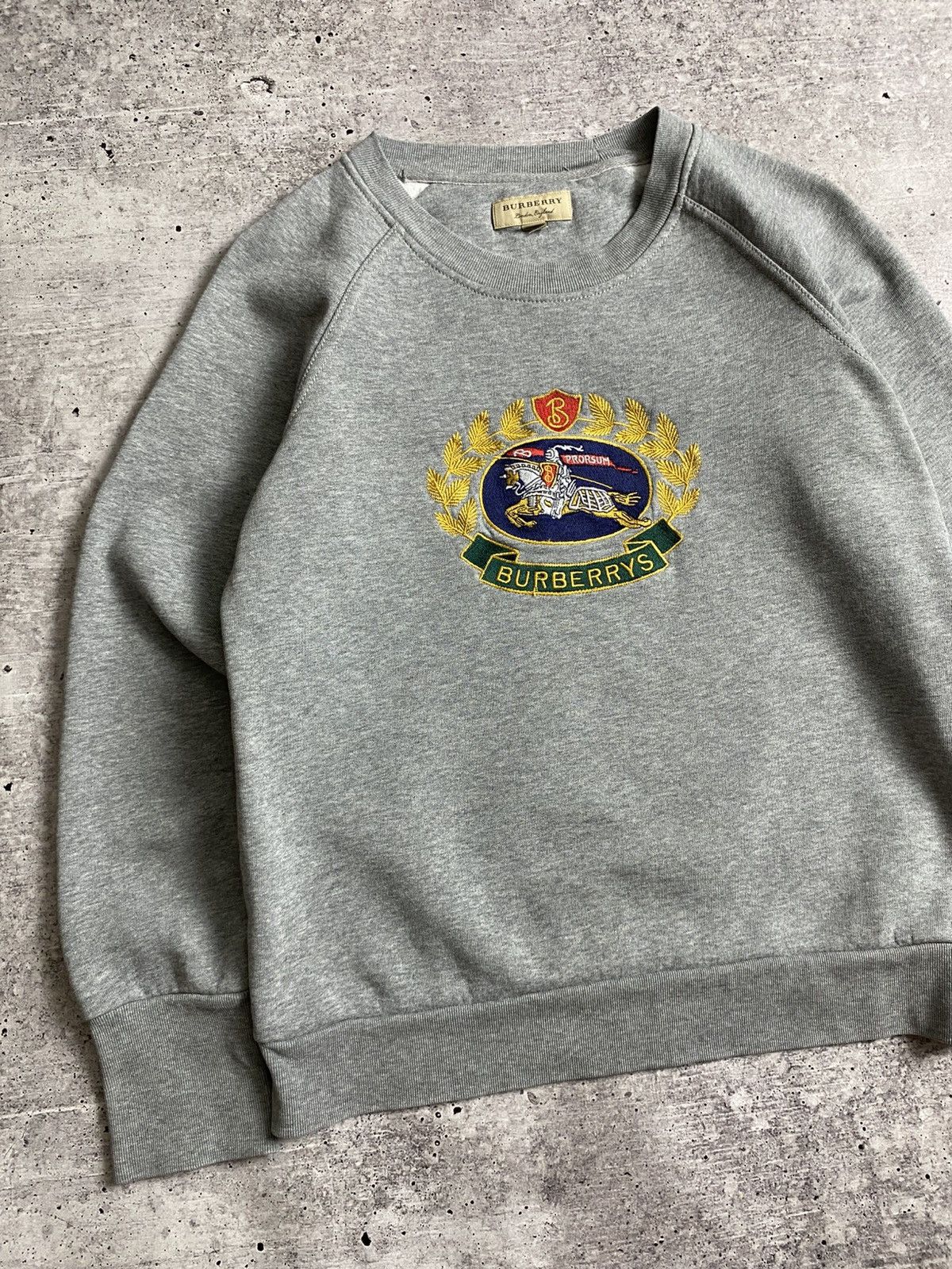 Burberry Burberry Crewneck Big Logo Sweatshirt Size US S / EU 44-46 / 1 - 5 Thumbnail