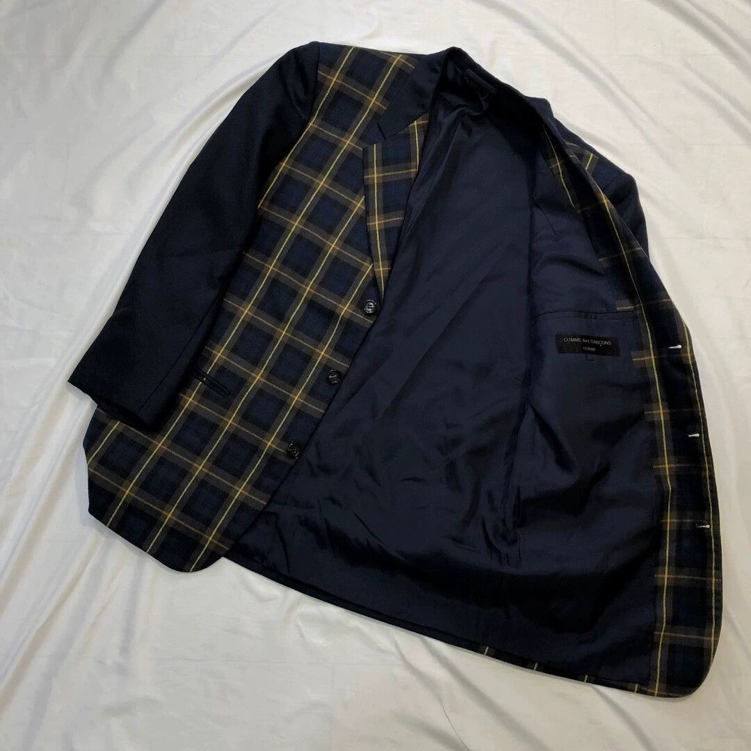 Comme des Garcons Comme des Garçons 90AW Check Cut-and-Sew Jacket M Size US M / EU 48-50 / 2 - 2 Thumbnail