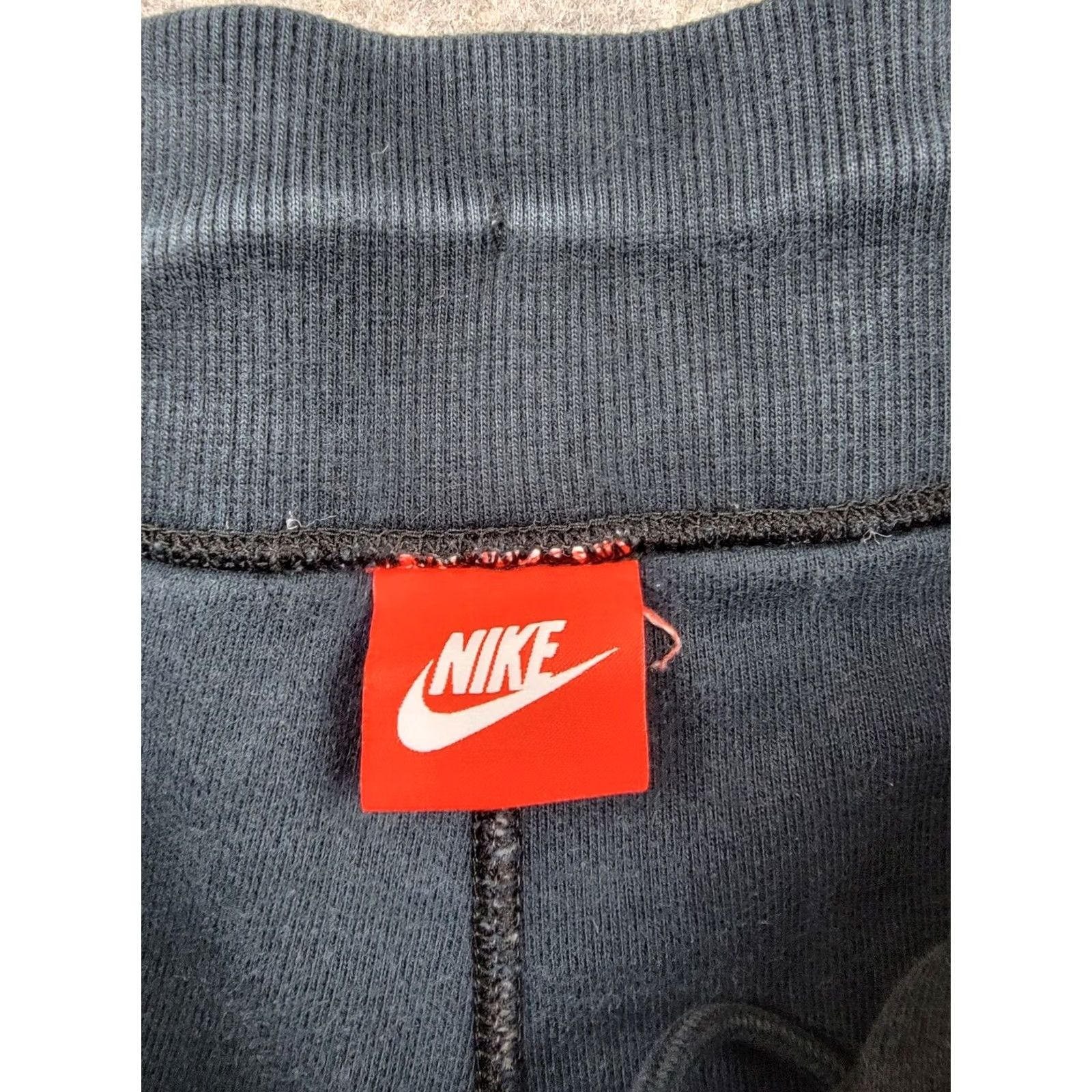 Nike Nike Shorts Mens Small Black Gray Stripe Knit Button Fly Athletic Logo Size US 29 - 2 Thumbnail