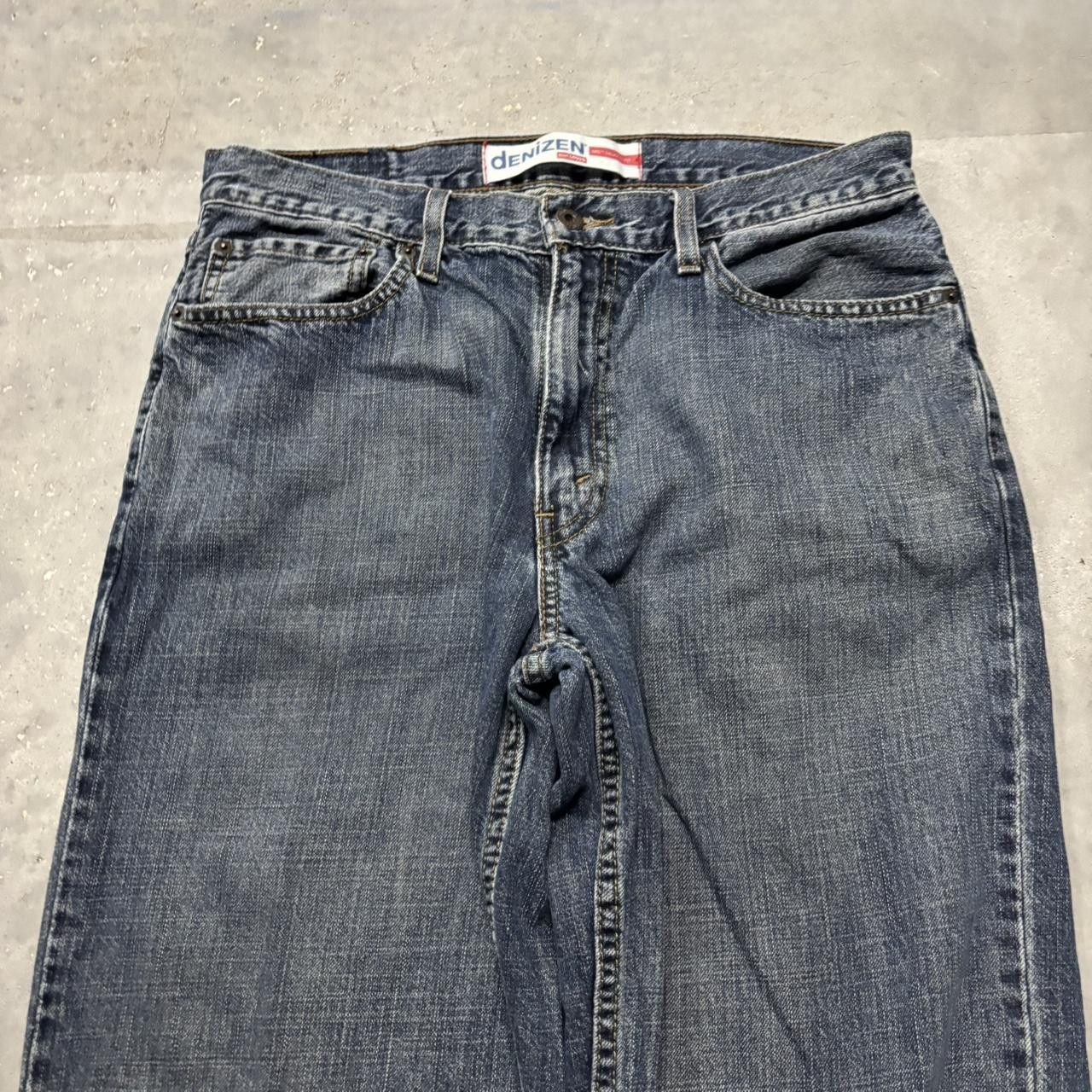Levi's × Vintage Crazy Vintage Y2K/2000s Grunge Dark Wash Levi’s Denim Jeans! Size US 32 / EU 48 - 5 Thumbnail