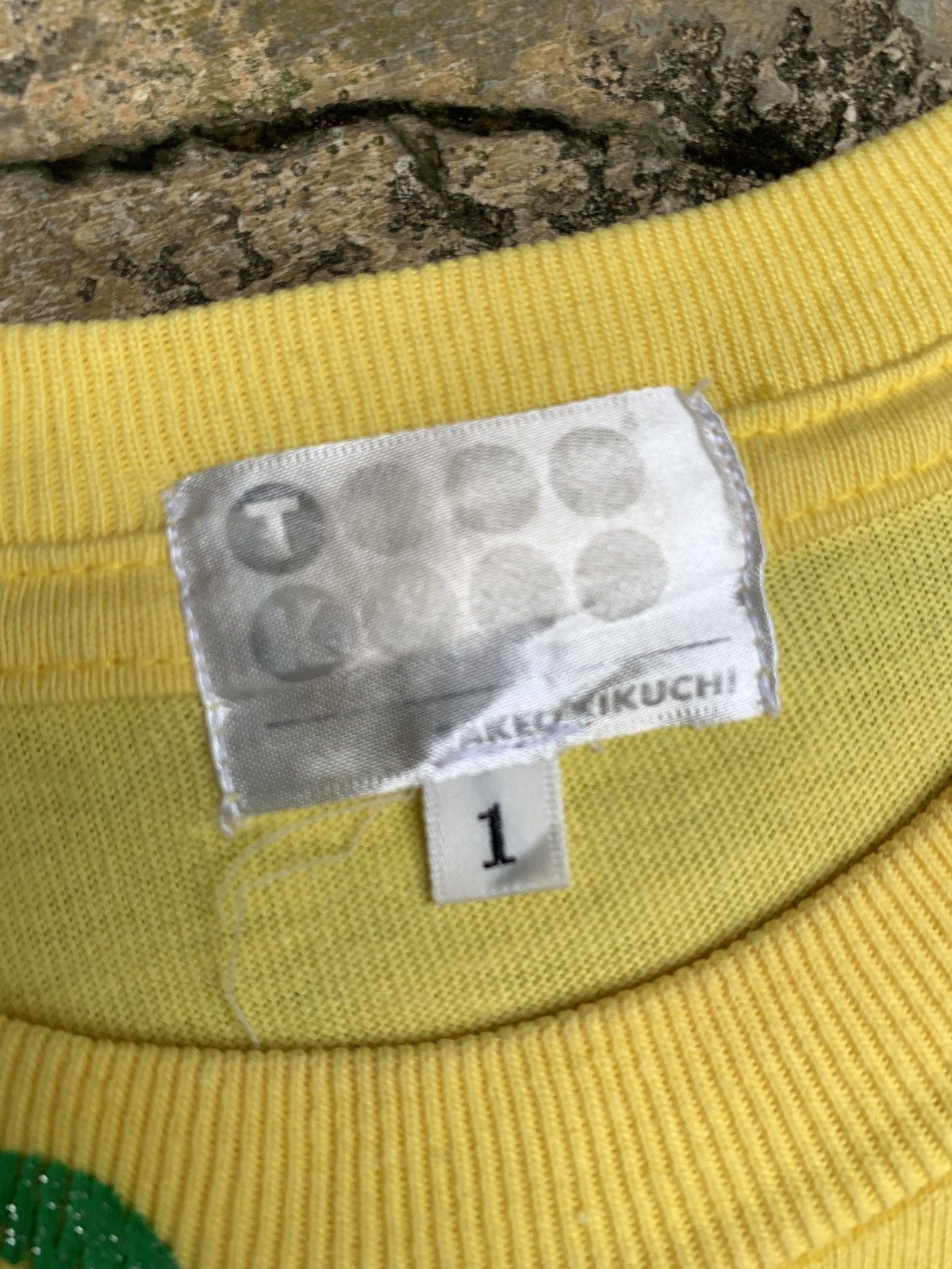 Japanese Brand × Takeo Kikuchi 2000s Takeo Kikuchi Japan Yellow France Poem Graphic Top Size M / US 6-8 / IT 42-44 - 6 Thumbnail