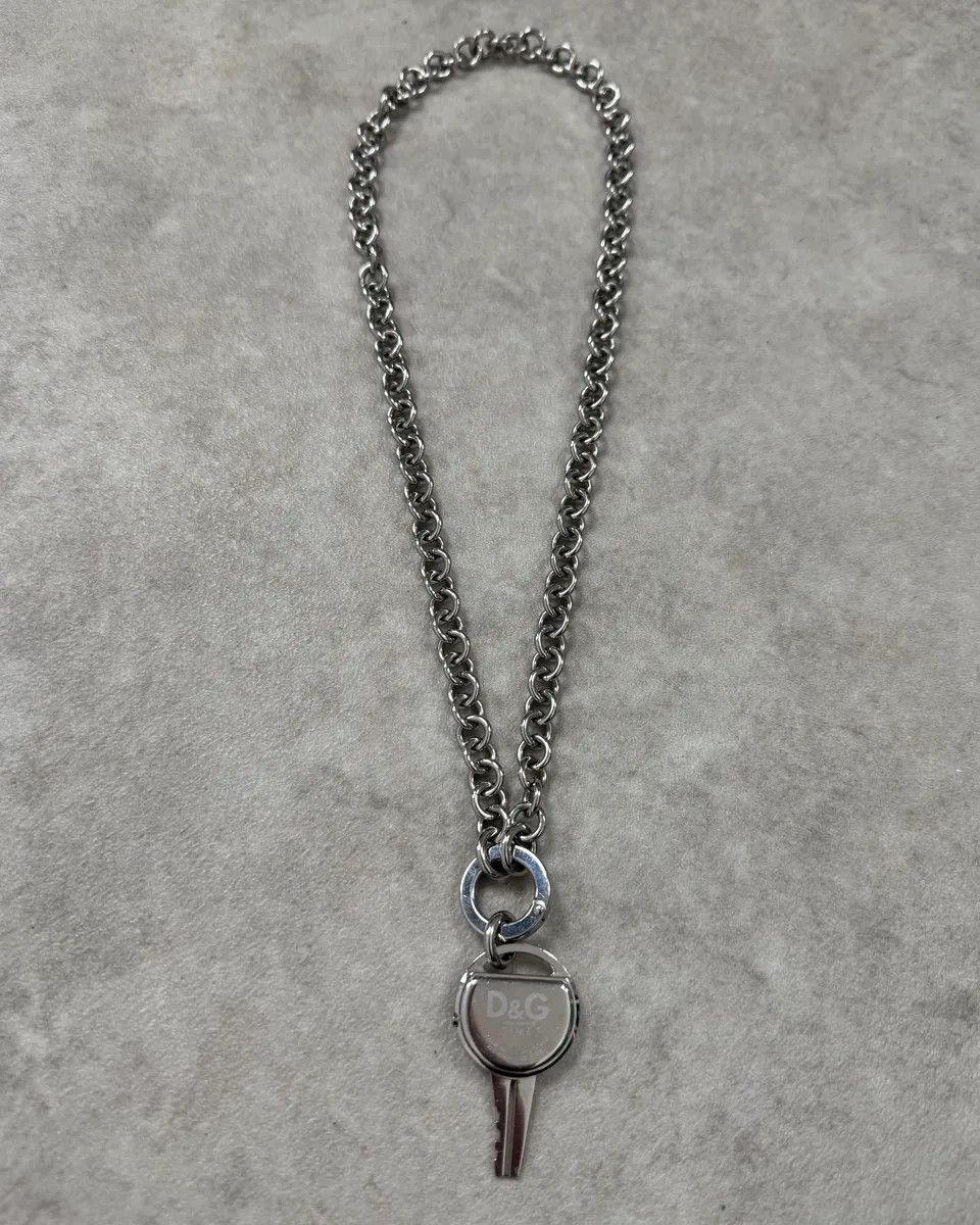 Dolce & Gabbana Dolce & Gabbana Stainless Steel Crystal Key Pendant Watch Size ONE SIZE - 5 Thumbnail