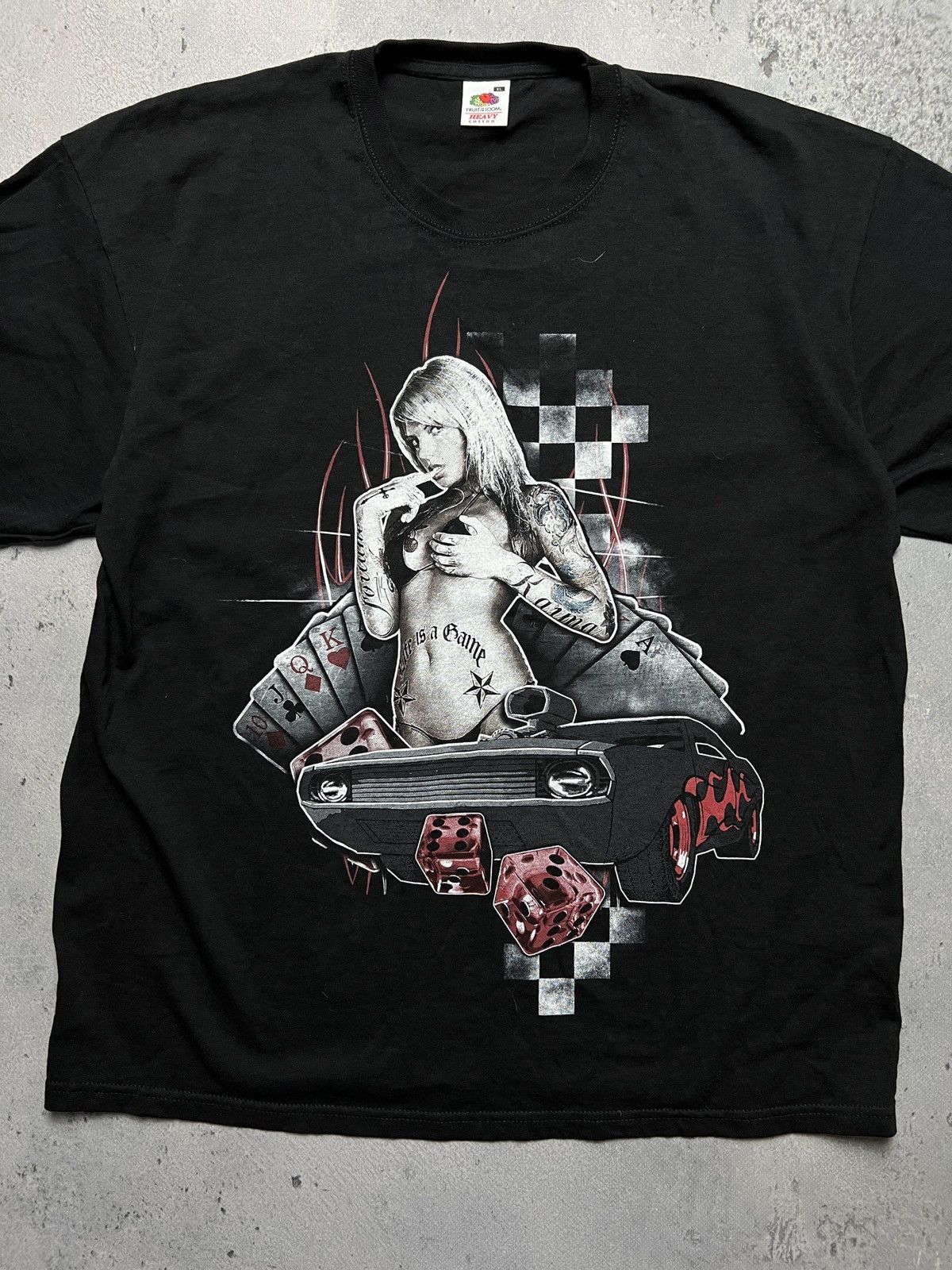 Vintage Vintage Y2K Adult “Sexy Tattoo Girl Tits Boobs” Funny BuyTee Size US XL / EU 56 / 4 - 8 Thumbnail