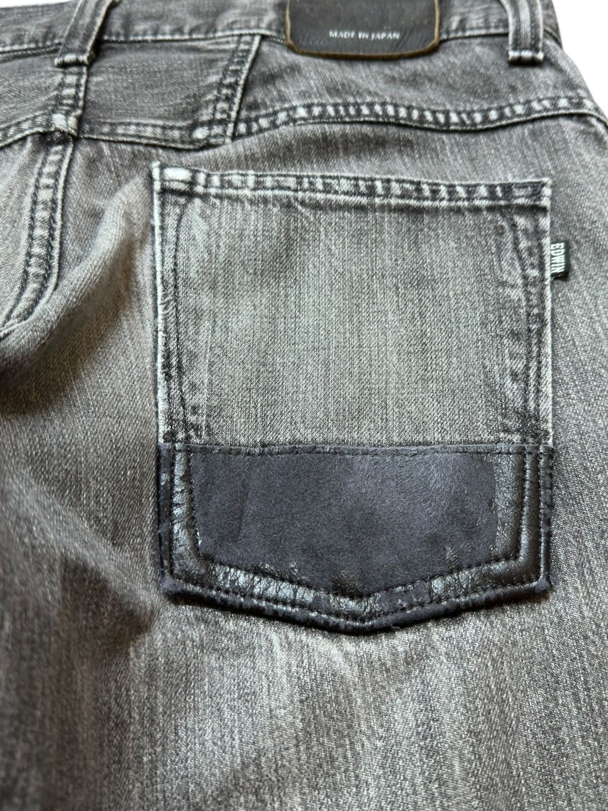 Edwin Vintage Edwin 403 Faded Whiskers Distressed Denim Size US 31 - 8 Thumbnail