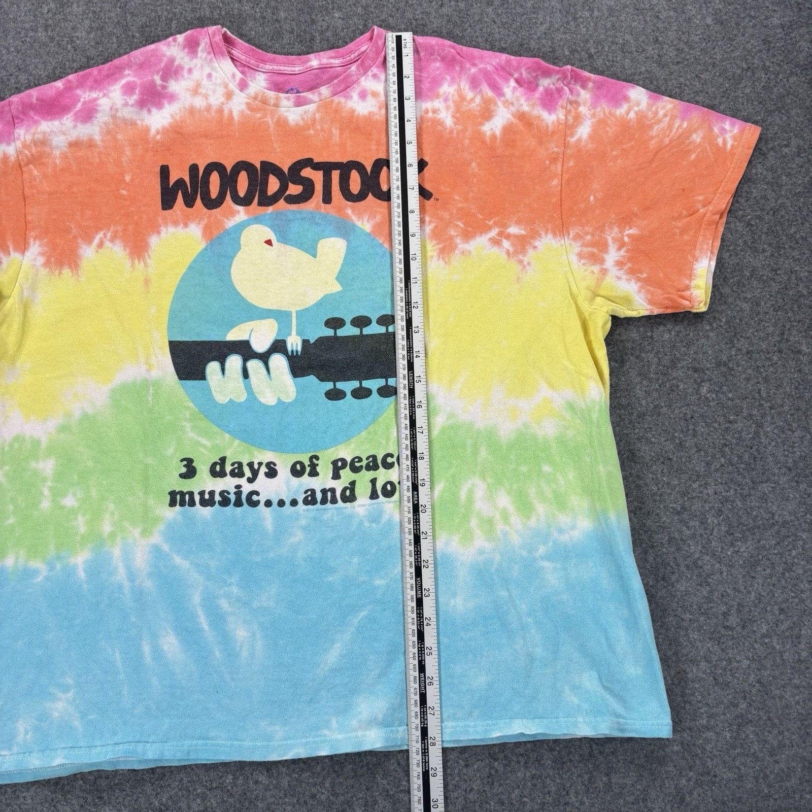 Liquid Blue Woodstock Tie-Dye Shirt Liquid Blue Men's XXL Festival 2016 Size US XXL / EU 58 / 5 - 7 Thumbnail