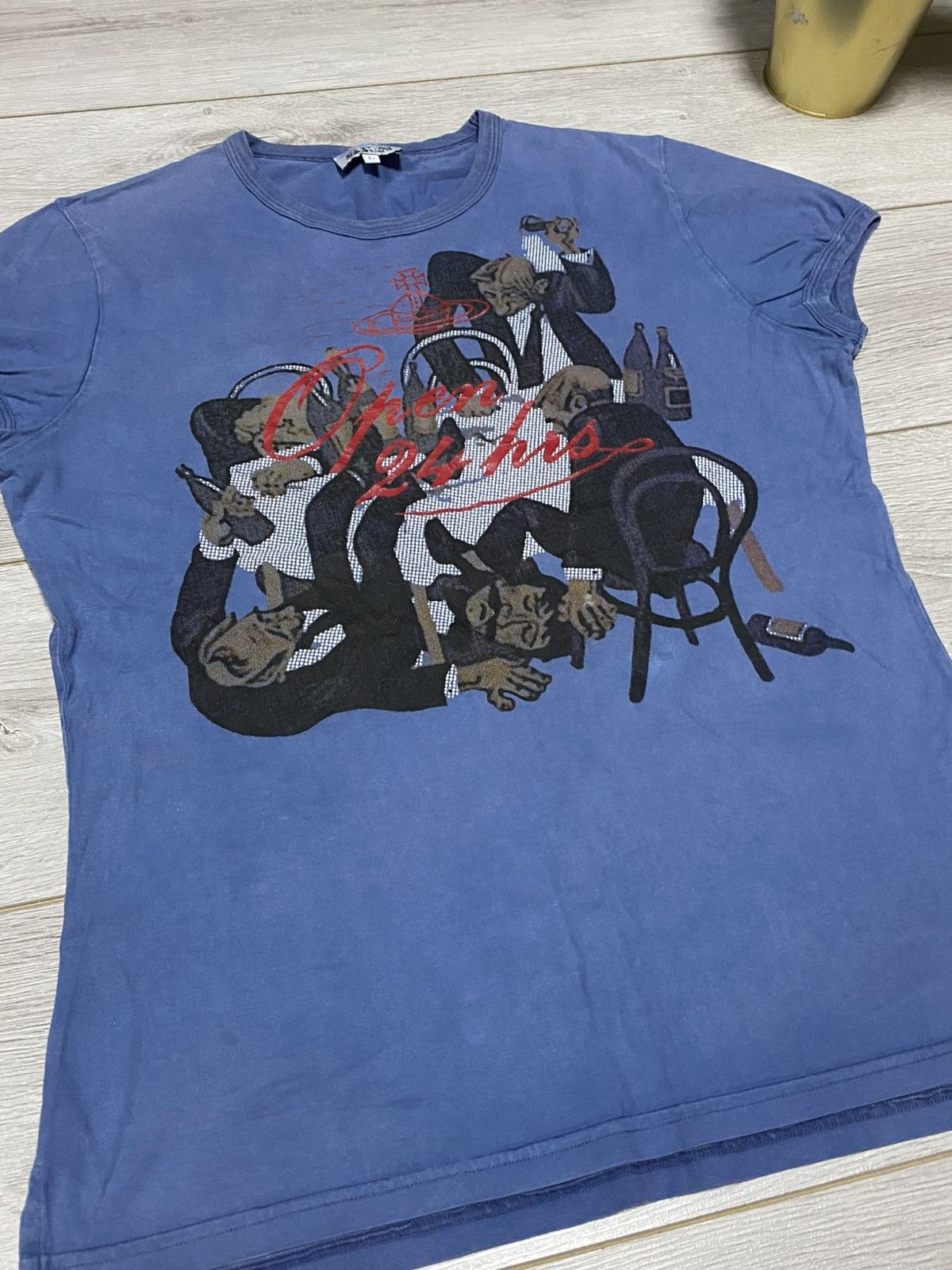 Vivienne Westwood Vivienne Westwood ARCHIVE vintage party big orb open 24 tee Size US L / EU 52-54 / 3 - 3 Thumbnail