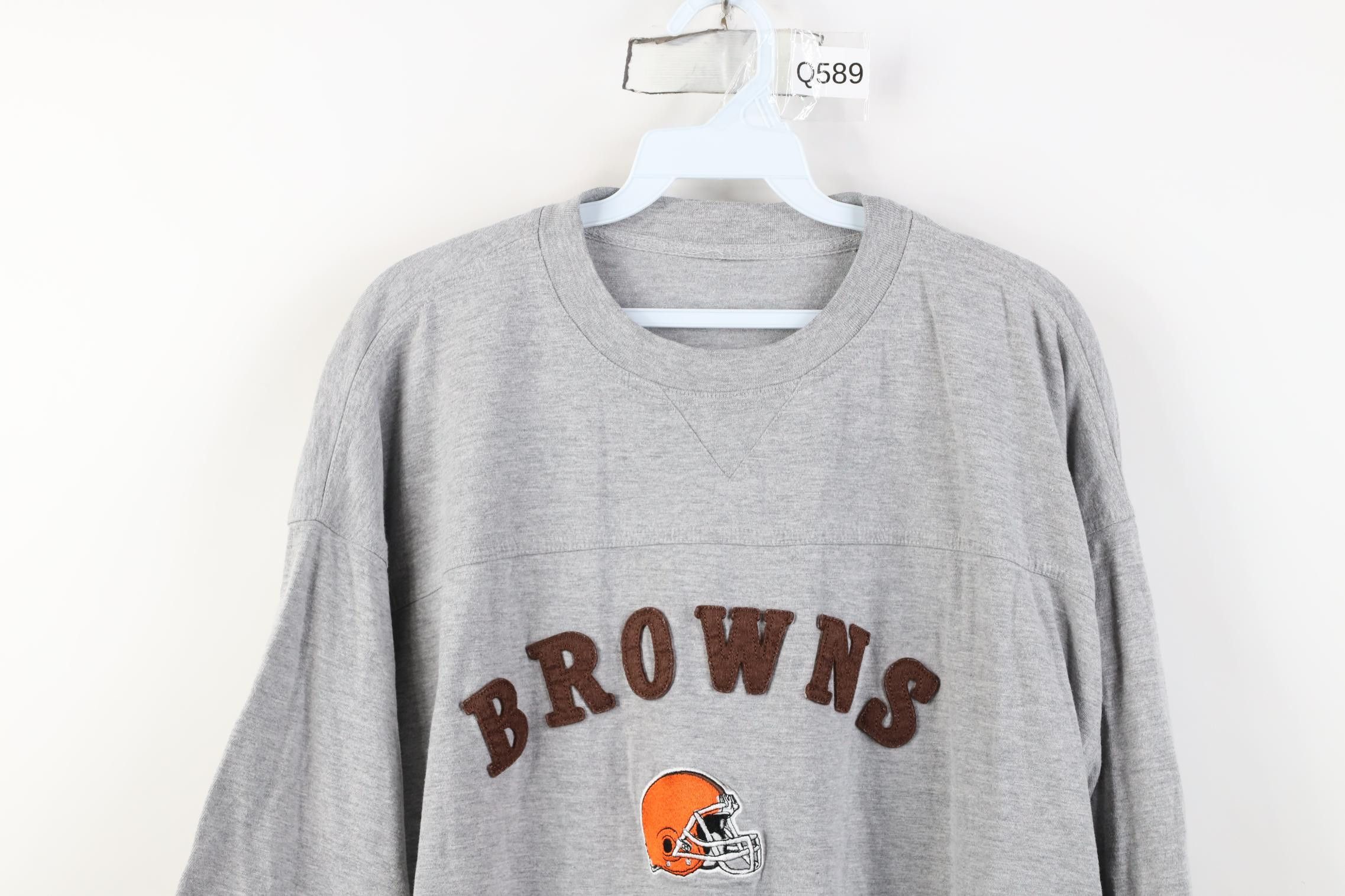 Vintage Vintage 90s Browns Football Jersey T-Shirt Heather Gray Size US XXL / EU 58 / 5 - 2 Thumbnail