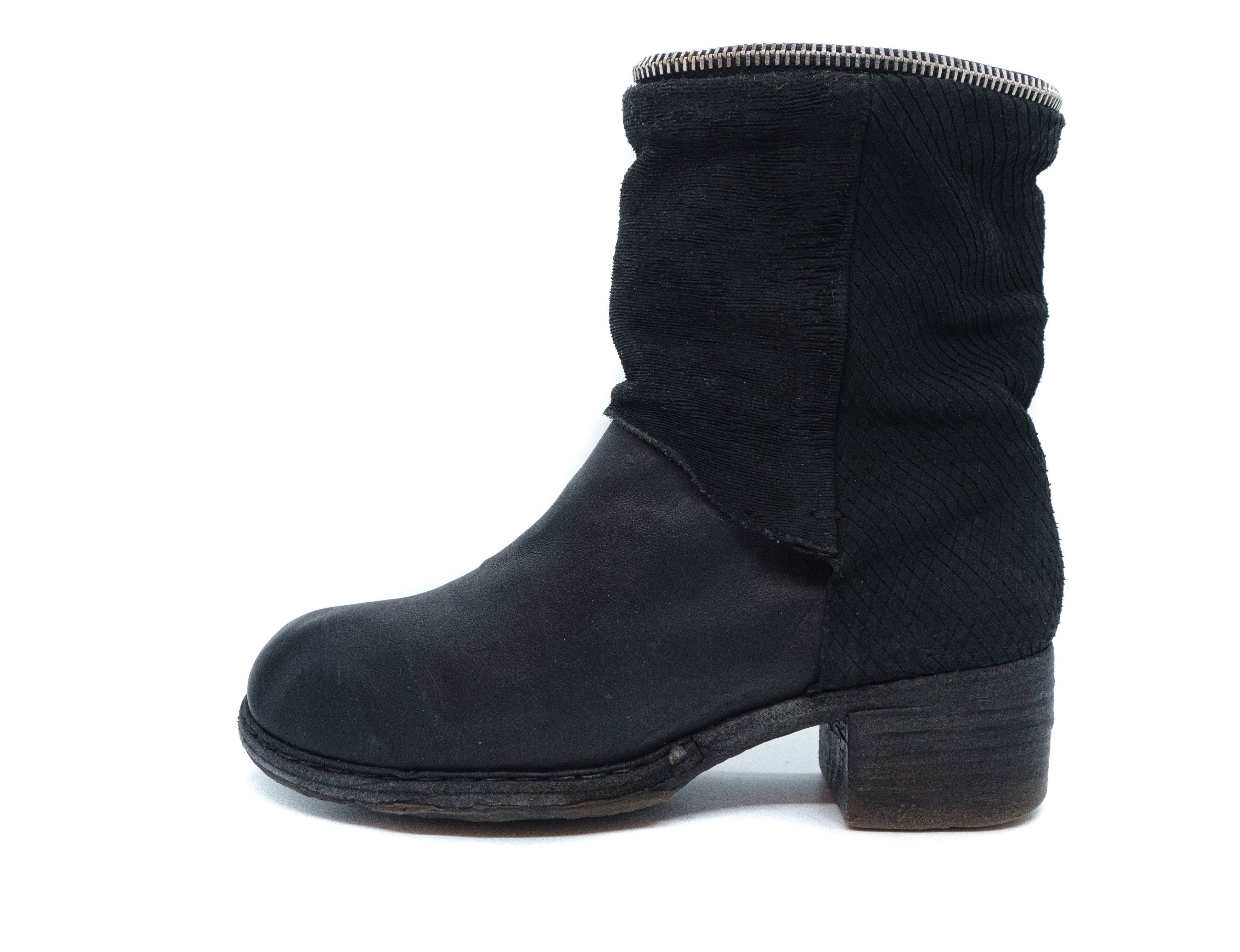 A.S.98 A.S.98 Upper Zippers Leather Boots Size US 8 / IT 38 - 2 Thumbnail