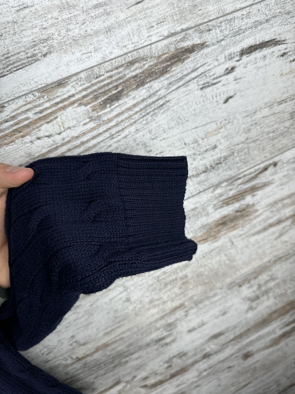 Polo Ralph Lauren × Vintage Mens Vintage Polo Ralph Lauren navy sweater old money luxury Size US XL / EU 56 / 4 - 9 Thumbnail