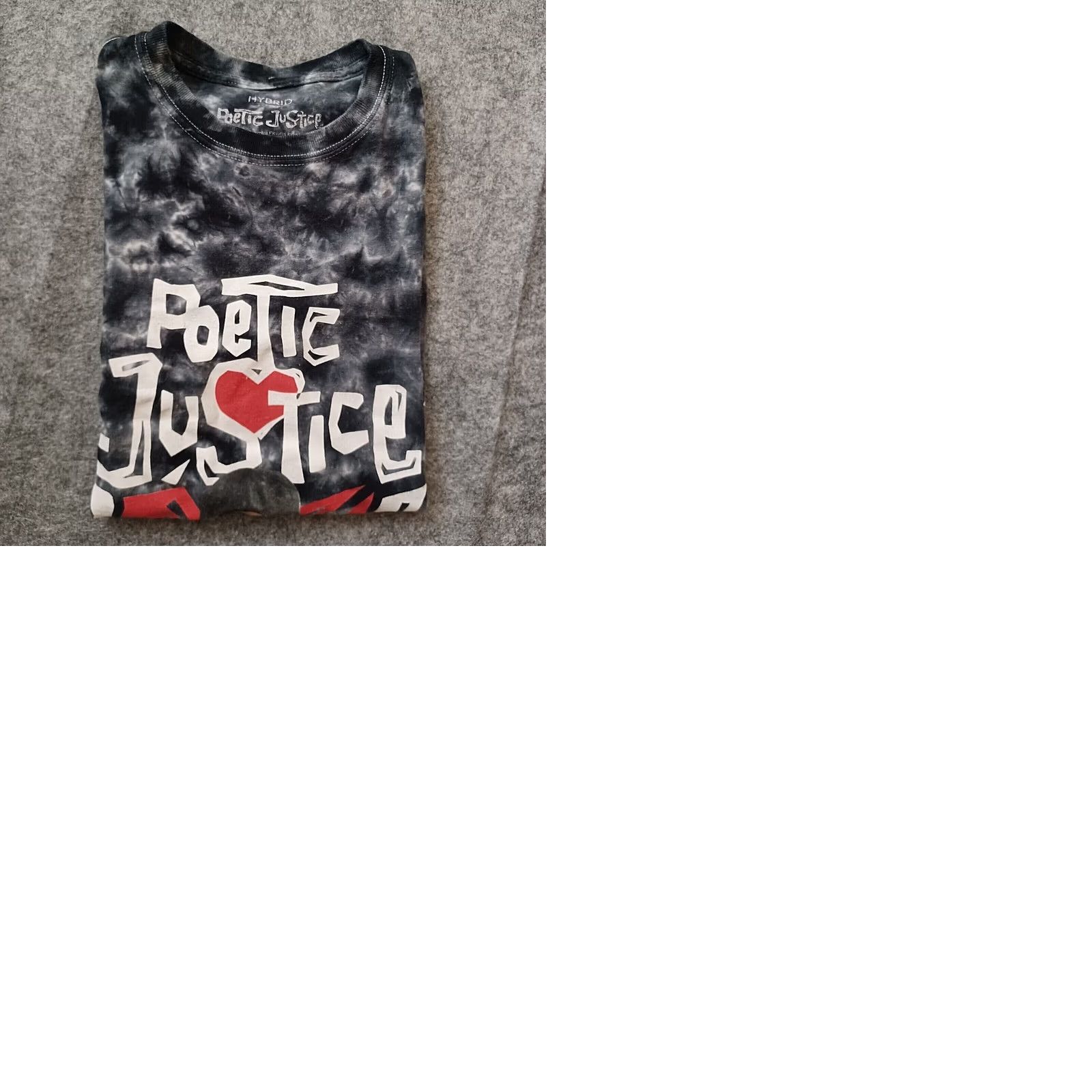 Vintage Hybrid Poetic Justice T Shirt S Tie Dye 2pac Tupac Shakir Janet Jackson Hip Hop Rap Tee Womens Size S / US 4 / IT 40 - 9 Thumbnail