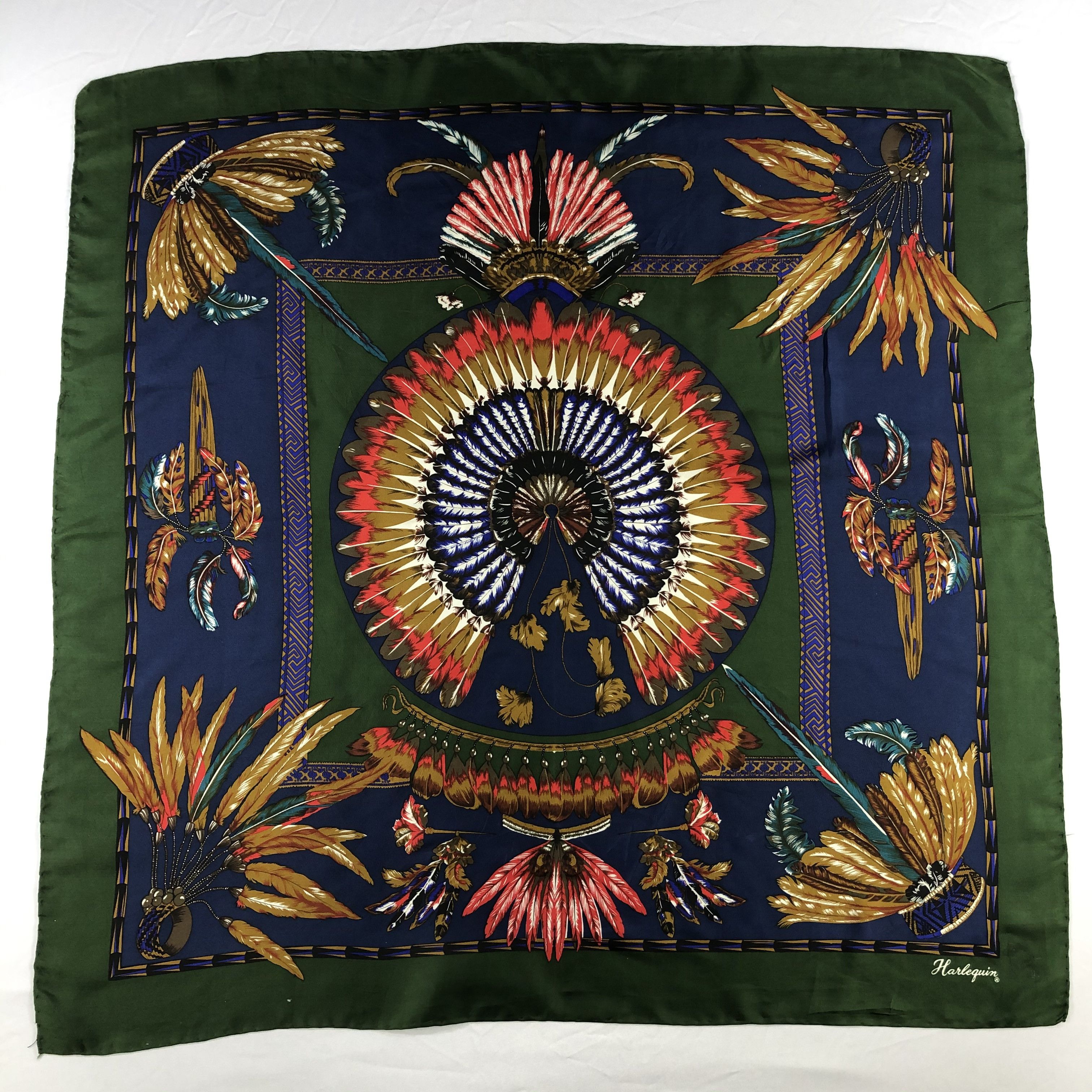 Vintage Vintage Silk Scarf Size ONE SIZE - 2 Thumbnail