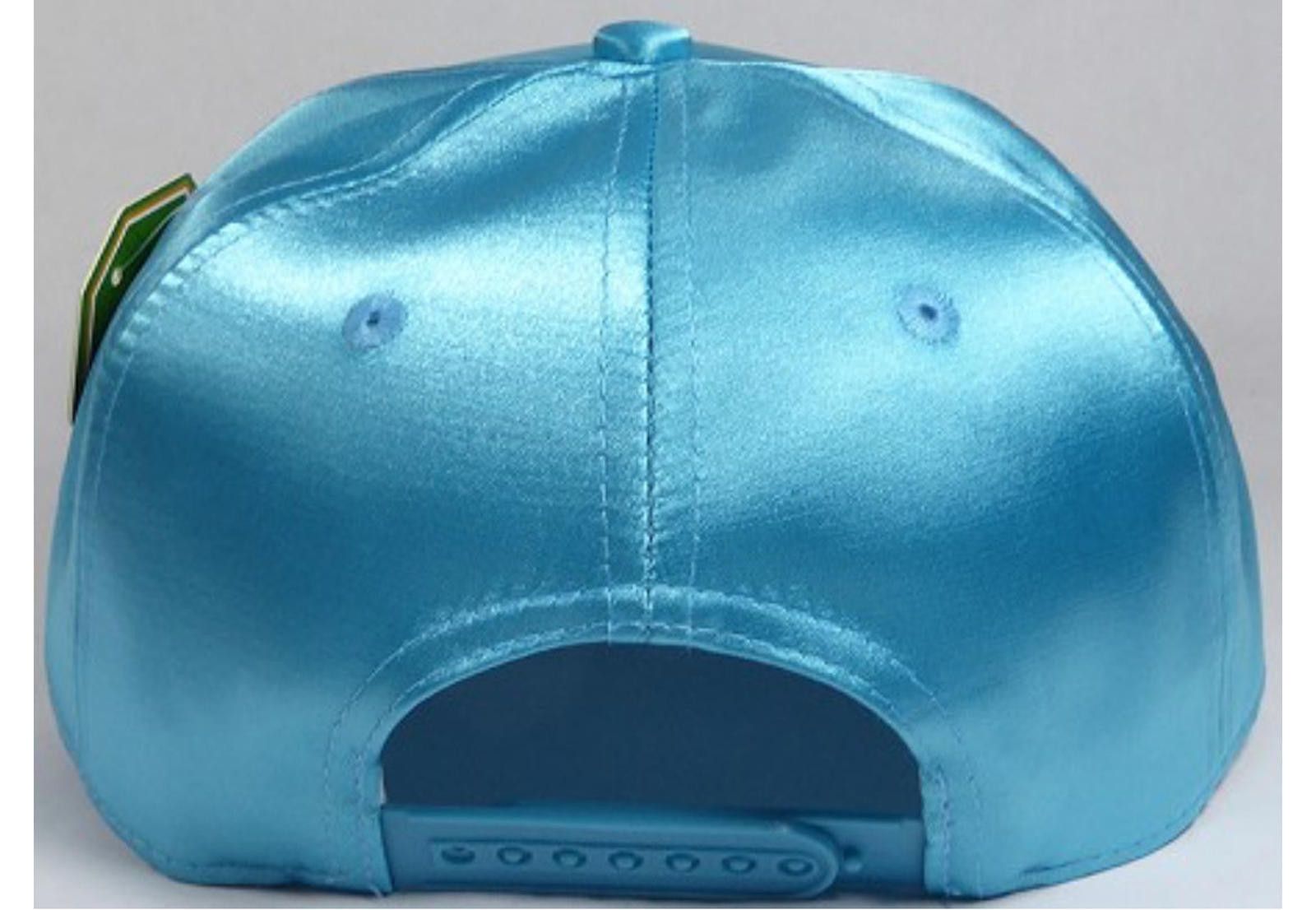 Other Faux Satin Silk Adult Flat Brim Snap Hat Size ONE SIZE - 12 Thumbnail