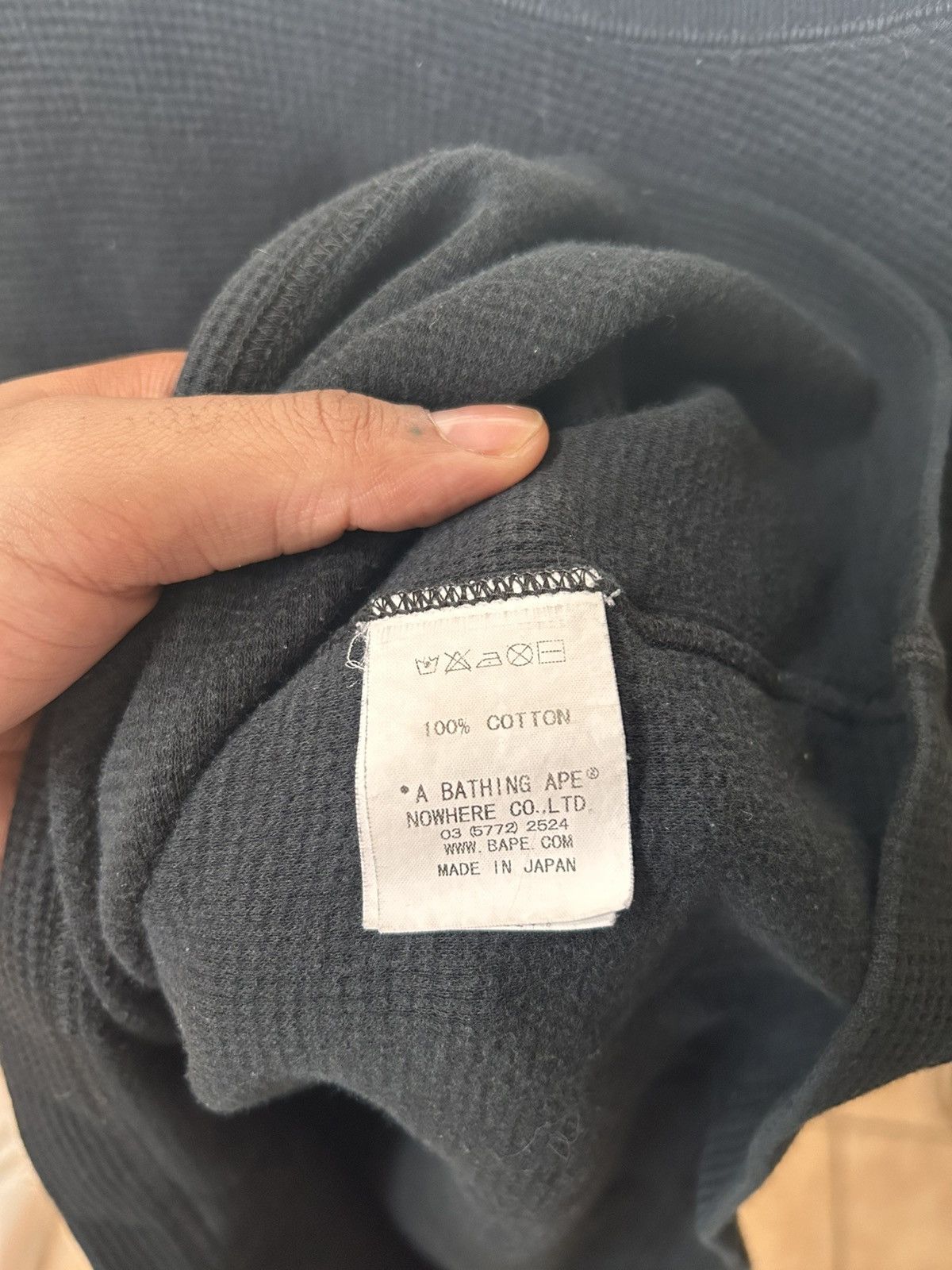 Bape Bape L/S Thermal Waffle Size US M / EU 48-50 / 2 - 5 Thumbnail