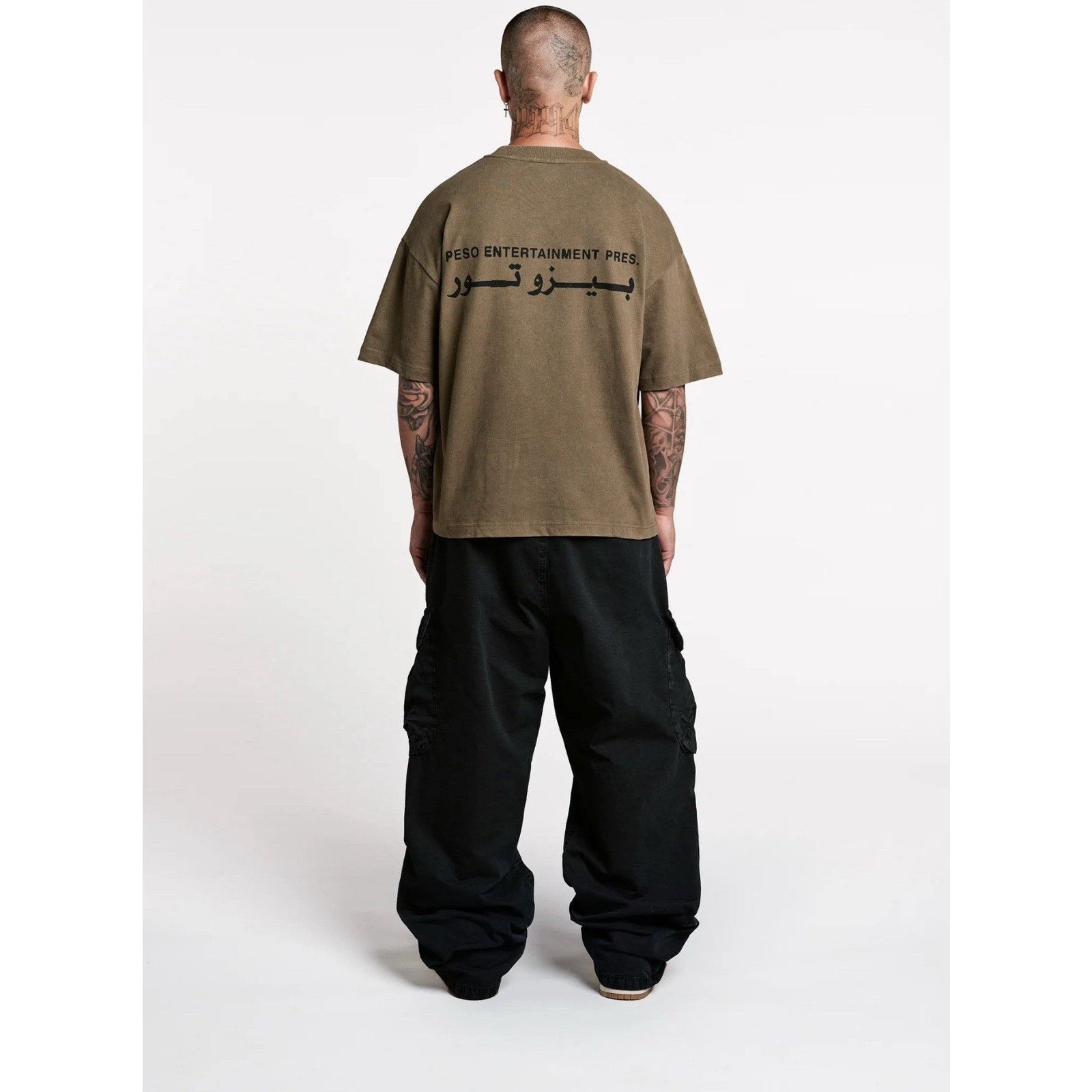 Peso Peso Men's Fat Cargo Jeans Size 32 Black Size US 32 / EU 48 - 5 Thumbnail