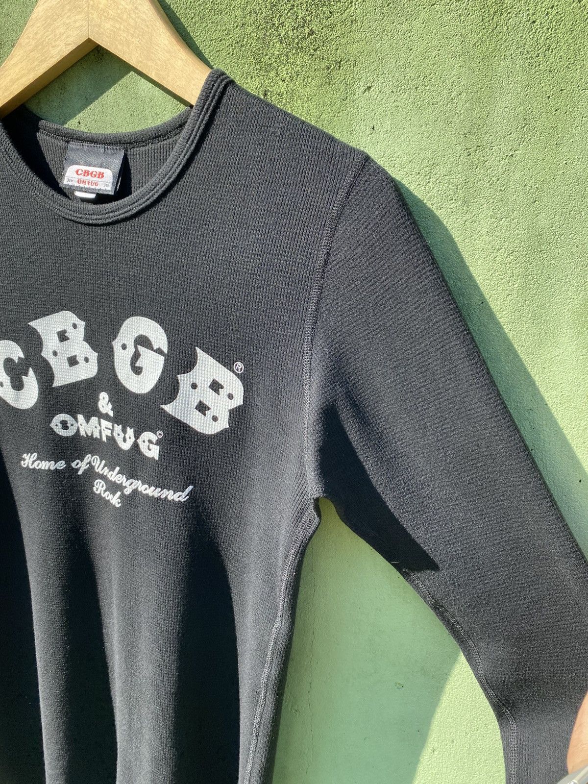 Band Tees Vintage CBGB & OMFUG Waffle Knit Tee Underground Rock Icon Size US S / EU 44-46 / 1 - 4 Thumbnail
